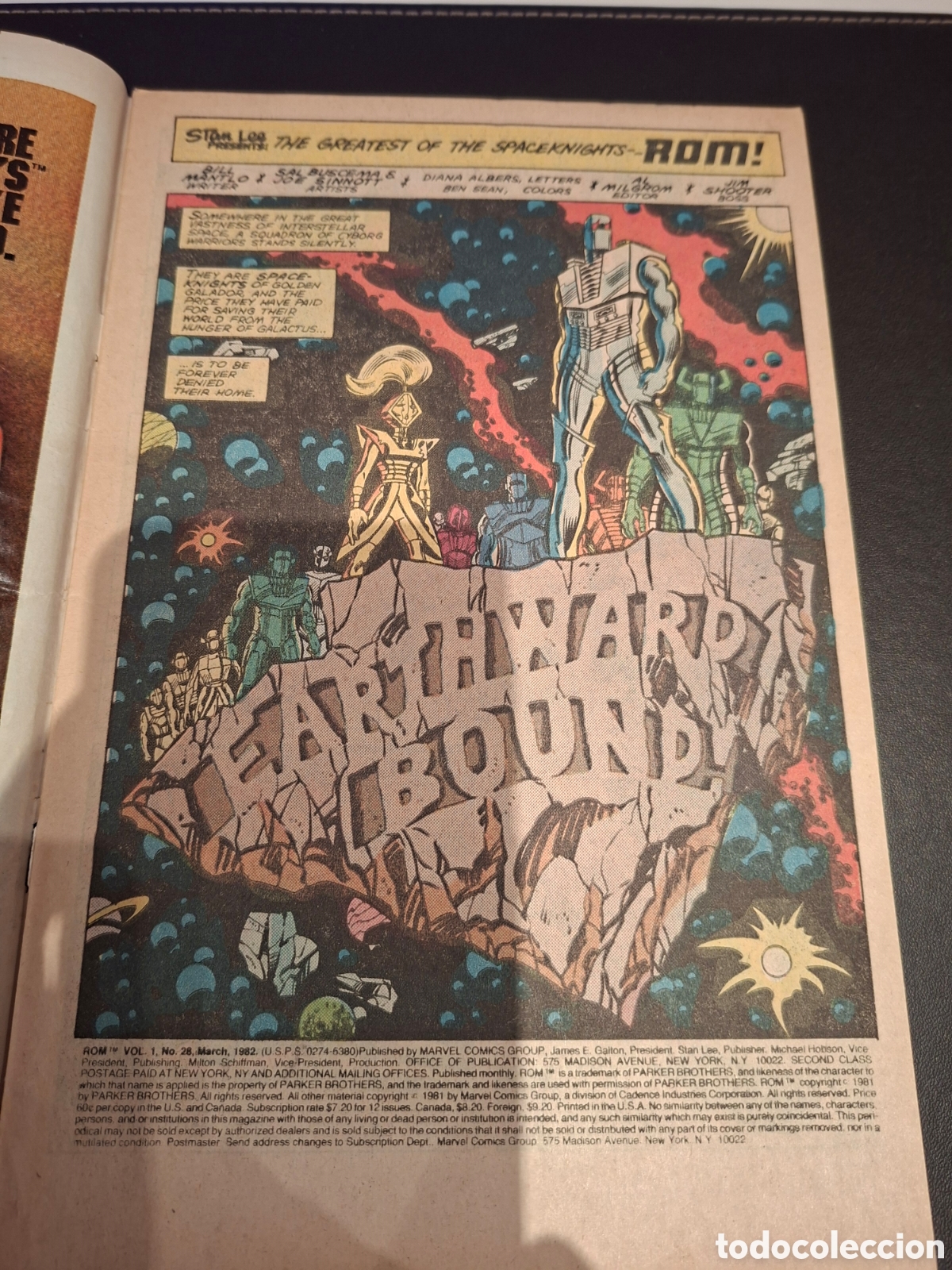 C&oacute;mics: ROM SPACEKNIGHT 28- MARVEL 1982 / PORTADA AL MILGROM - Foto 2