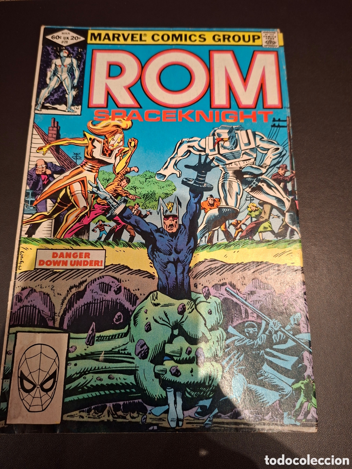 C&oacute;mics: ROM SPACEKNIGHT 28- MARVEL 1982 / PORTADA AL MILGROM - Foto 1