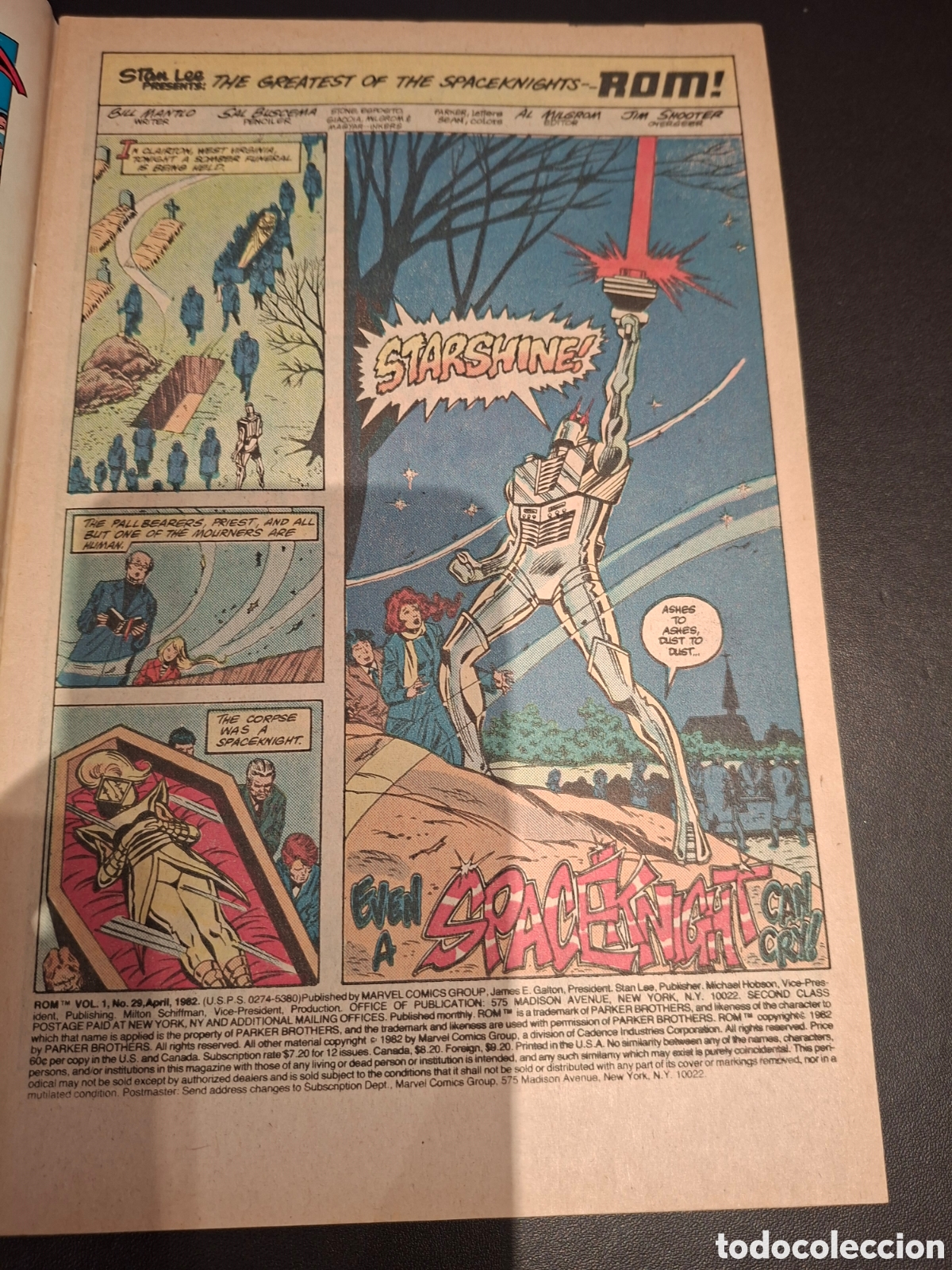 C&oacute;mics: ROM SPACEKNIGHT 29- MARVEL 1982 / PORTADA AL MILGROM - Foto 2