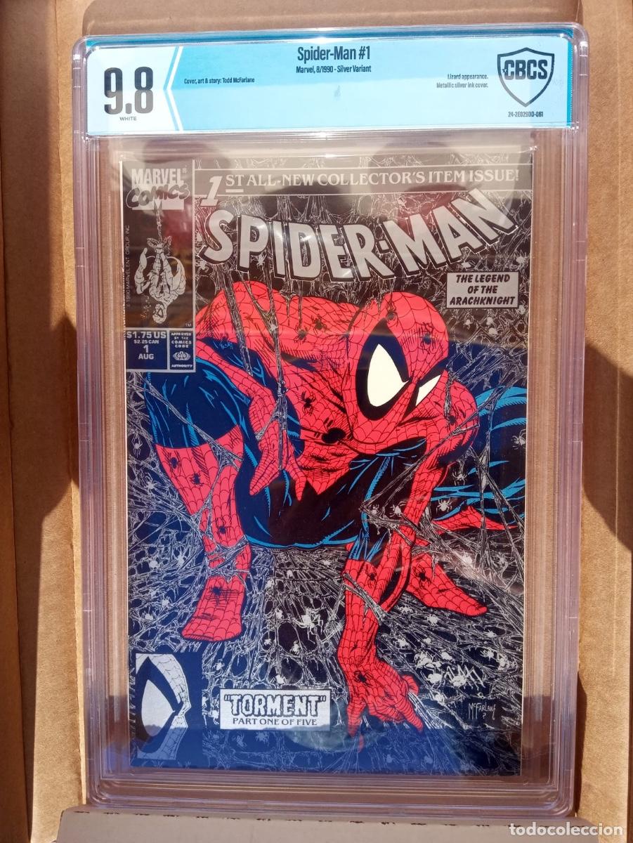 C&oacute;mics: Spider-Man (1990) #1 Silver Edition CBCS 9.8 - Foto 1