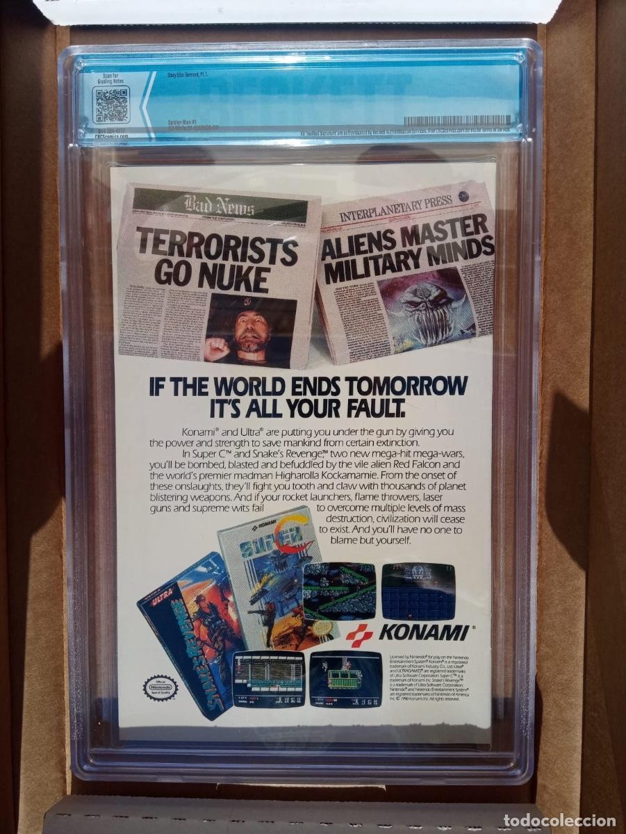 C&oacute;mics: Spider-Man (1990) #1 Silver Edition CBCS 9.8 - Foto 2