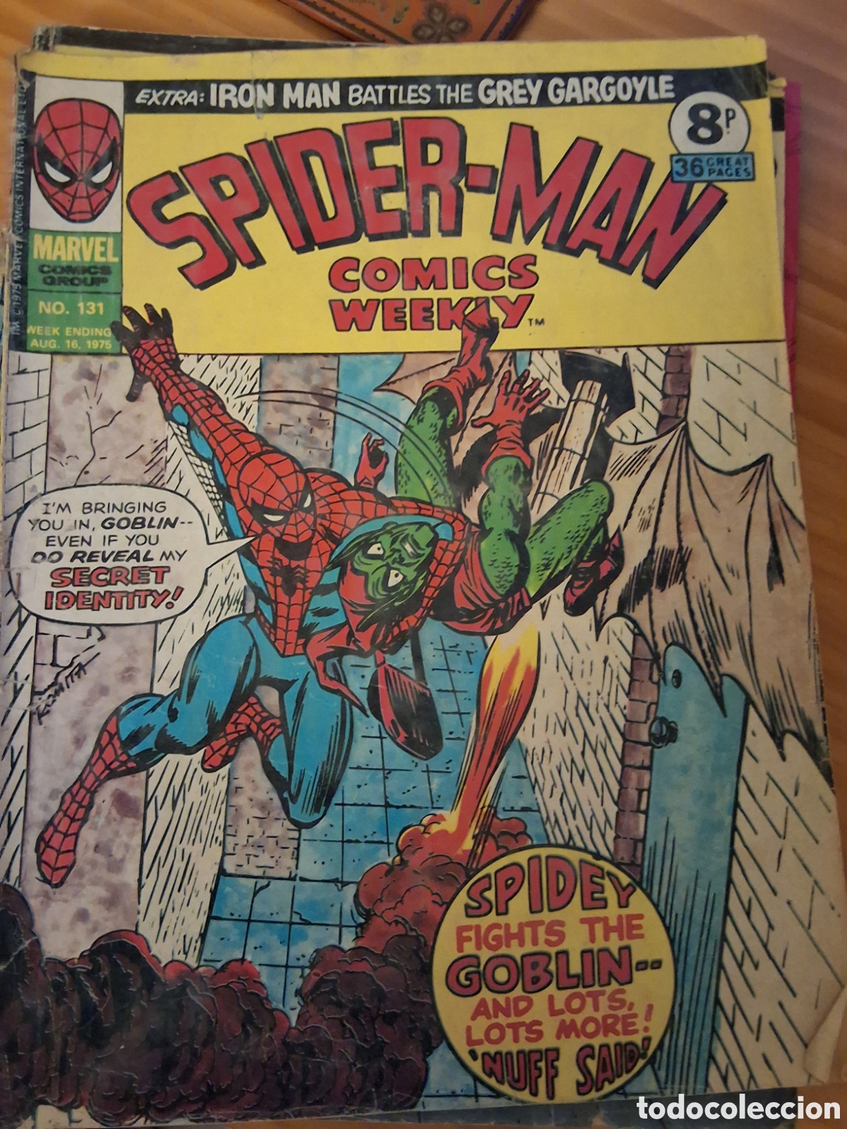 C&oacute;mics: Spiderman comics weekly en ingles a&ntilde;o 16/8/1975 - Foto 1
