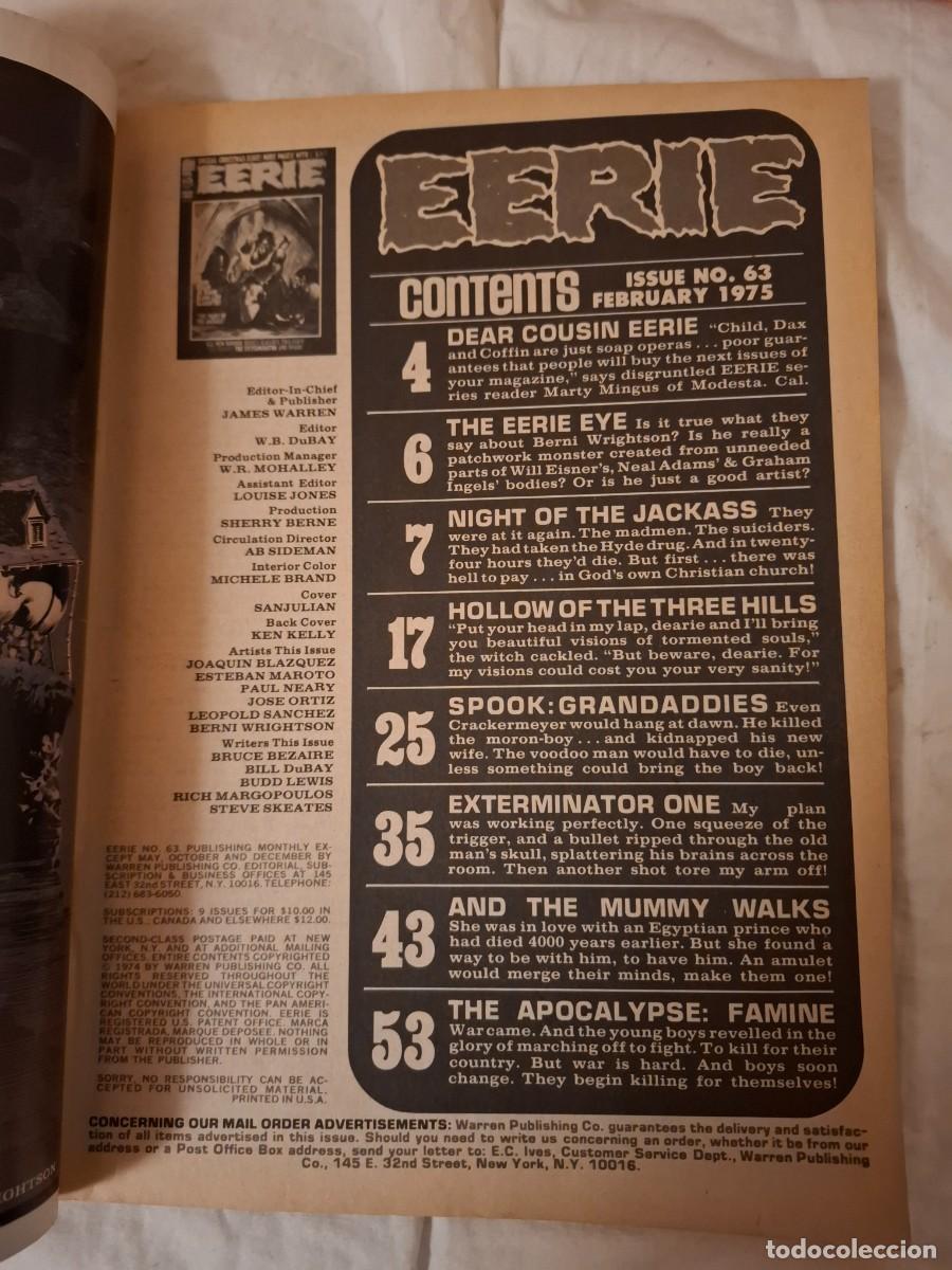 C&oacute;mics: Eerie 63 Warren Publishing - Foto 3