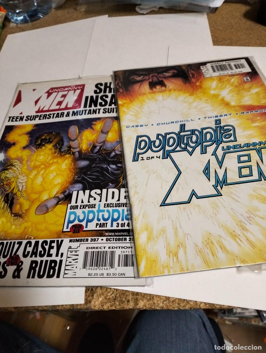 C&oacute;mics: UNCANNY X-MEN # 395, 397 ( LOTE 2 COMICS EN INGLES ) MARVEL - Foto 1
