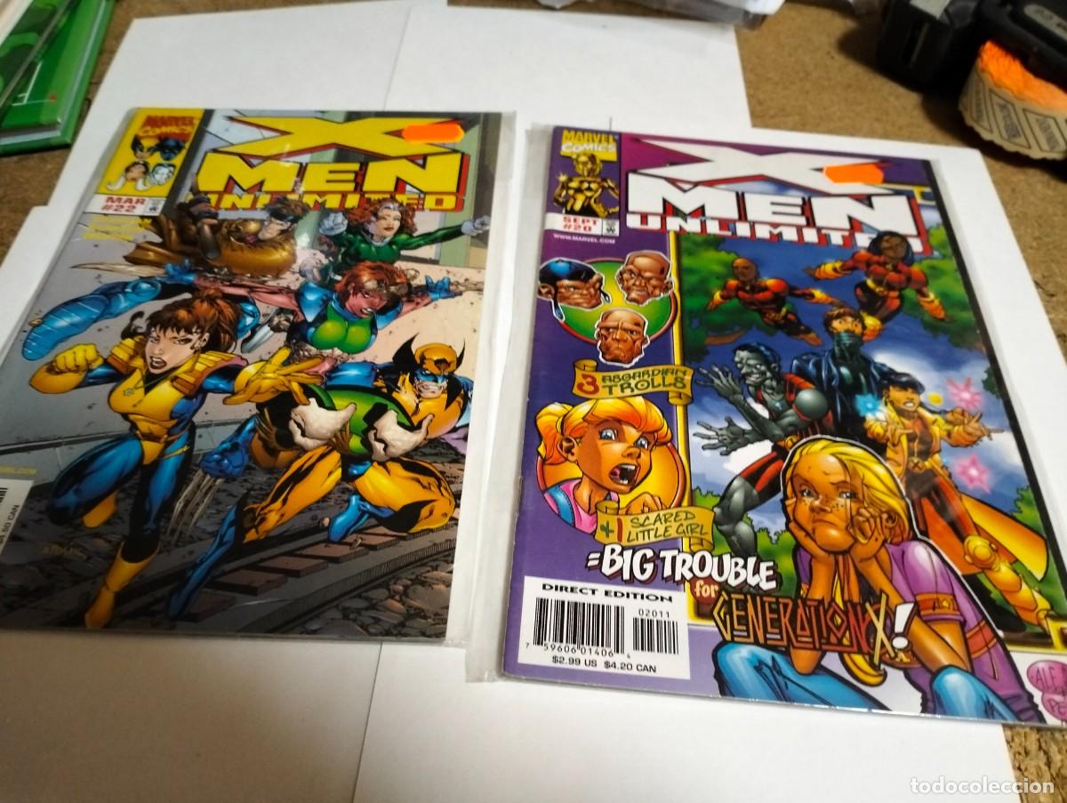 C&oacute;mics: X-MEN UNLIMITED # 20, 22 ( LOTE 2 COMICS EN INGLES ) MARVEL - Foto 1