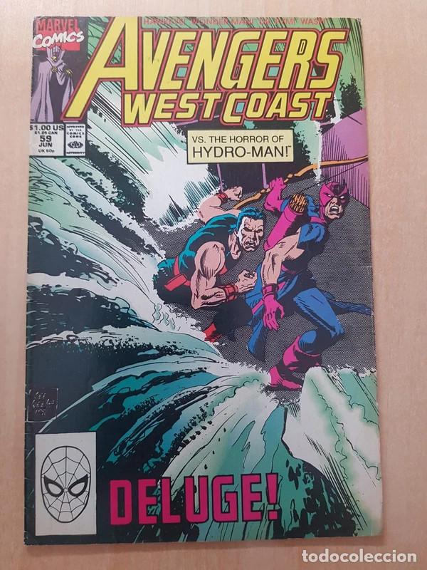 C&oacute;mics: AVENGERS WEST COAST 59, vol 2, 1990 - Marvel Comics - USA - Foto 1