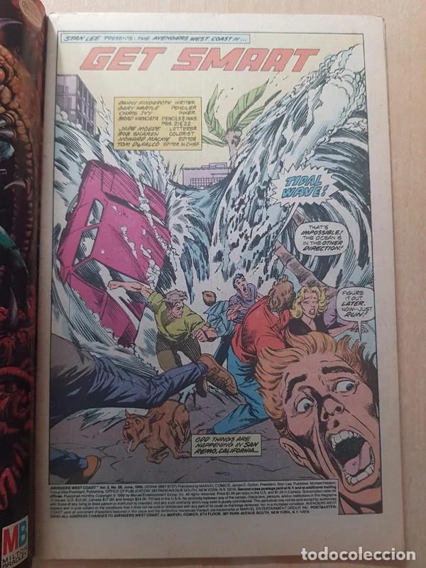 C&oacute;mics: AVENGERS WEST COAST 59, vol 2, 1990 - Marvel Comics - USA - Foto 2