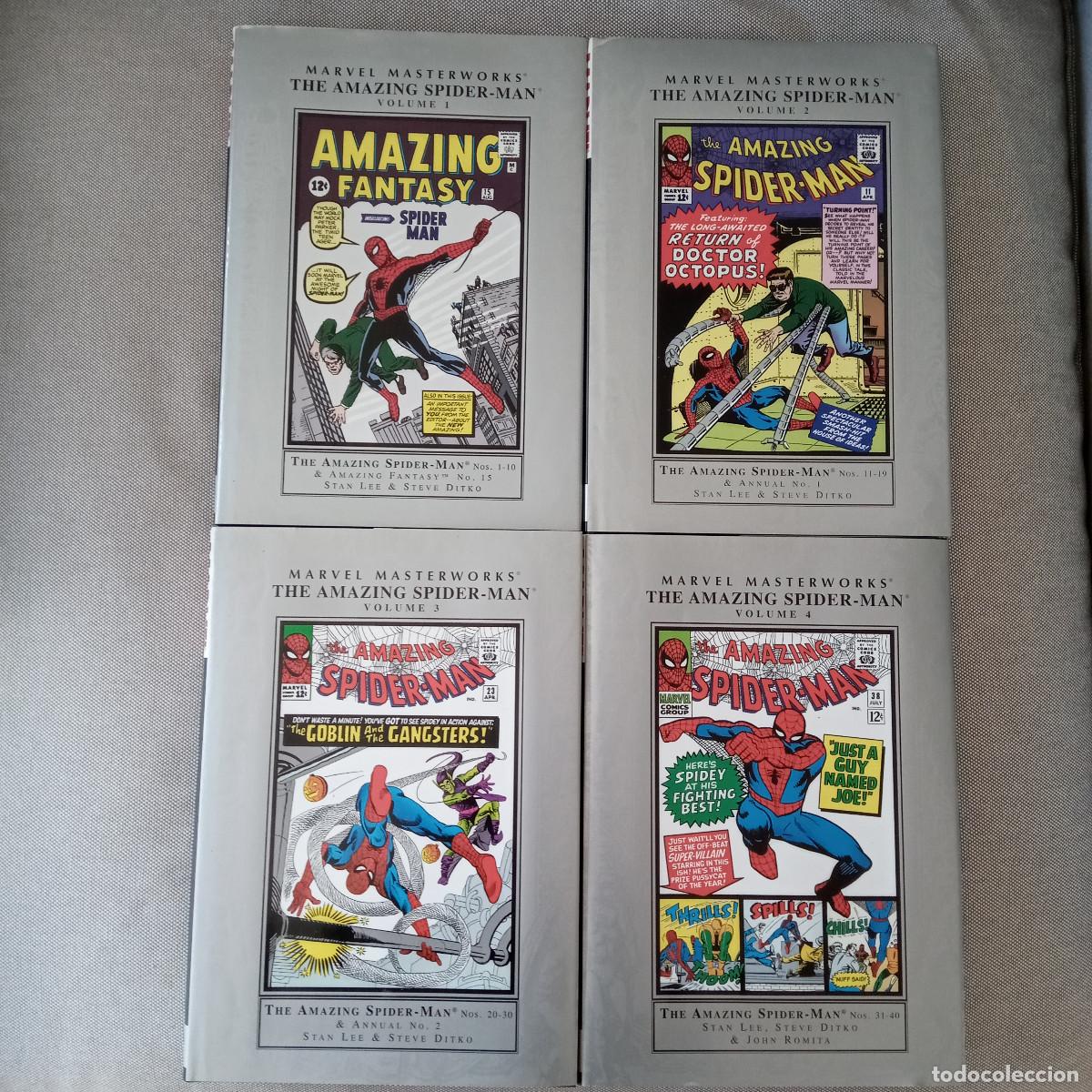 C&oacute;mics: AMAZING SPIDERMAN Vols. 1-7 Marvel Masterworks. Nuevo - Foto 1