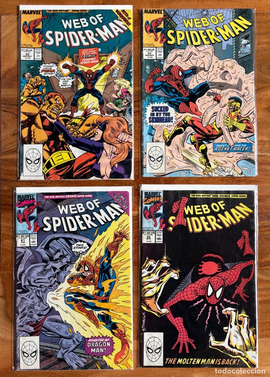 C&oacute;mics: WEB OF SPIDER-MAN 57, 59, 61, 62 - Foto 1