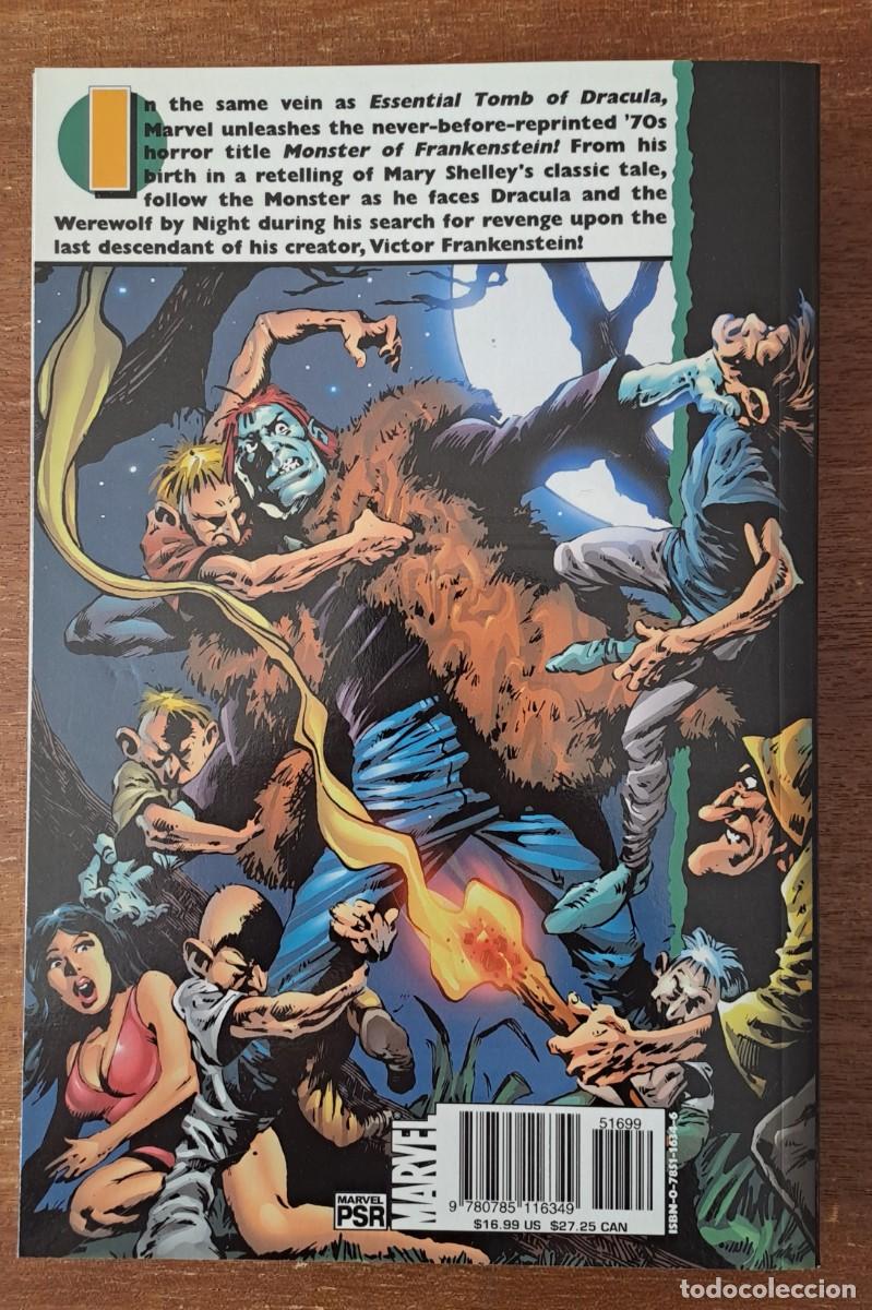 C&oacute;mics: FRANKENSTEIN ESSENTIAL MARVEL USA COMPLETO B/N INGL&Eacute;S - Foto 2