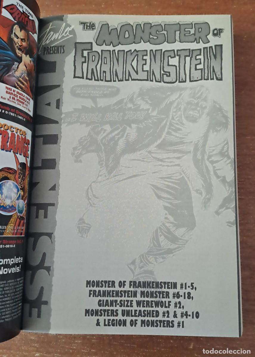 C&oacute;mics: FRANKENSTEIN ESSENTIAL MARVEL USA COMPLETO B/N INGL&Eacute;S - Foto 4