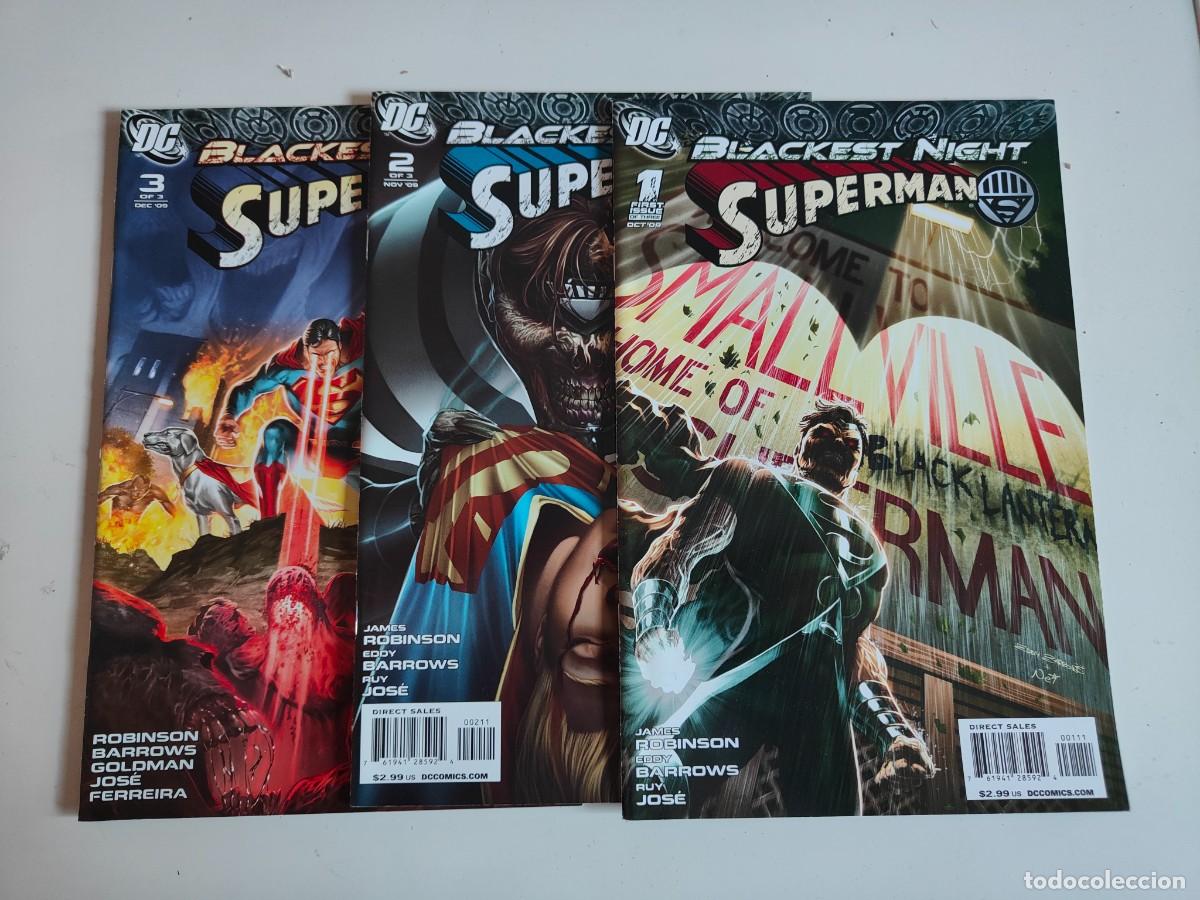 C&oacute;mics: Superman Blackest Night Complete 1 2 3 DC 2009 - Foto 1