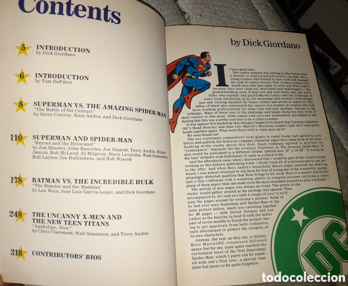 C&oacute;mics: CROSSOVER CLASSICS MARVEL/DC COLLECTION. EDICI&Oacute;N EN INGL&Eacute;S - Foto 5