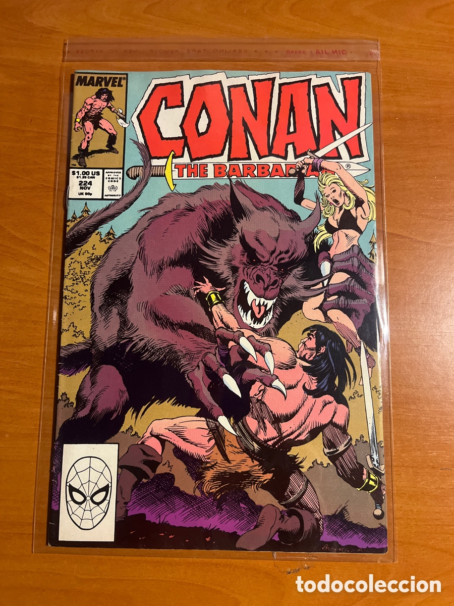 C&oacute;mics: CONAN THE BARBAR&Iacute;AN, N&Uacute;MERO 224, (MARVEL) - Foto 1