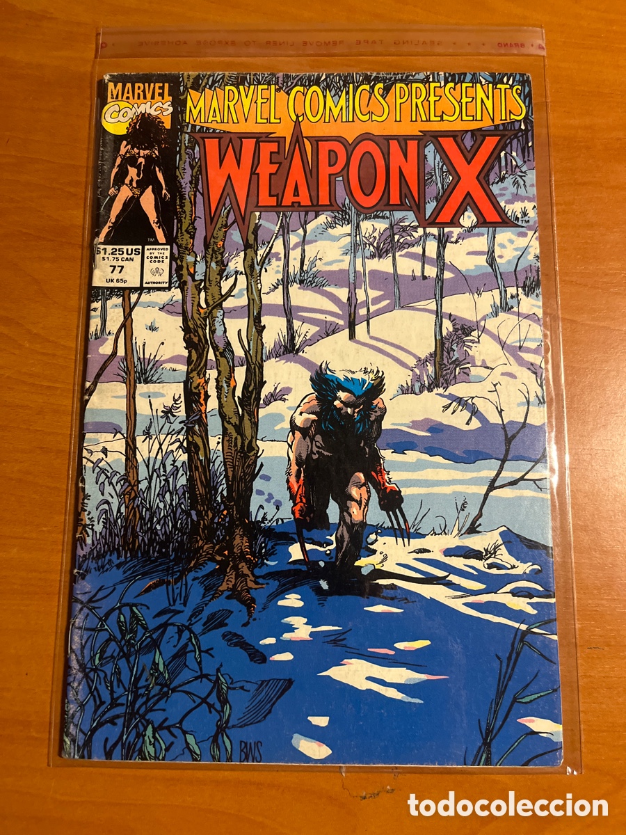 C&oacute;mics: MARVEL COMICS PRESENTS WEAPON X, N&Uacute;MERO 77, (MARVEL COMICS) - Foto 1