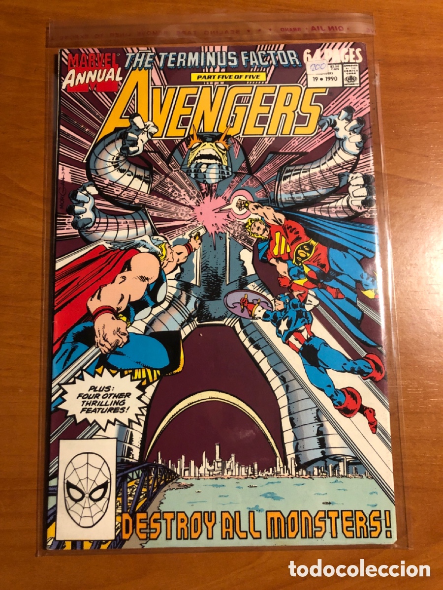 C&oacute;mics: THE TERMINUS FACTOR AVENGERS, NUMERO 19, (MARVEL ANNUAL) - Foto 1