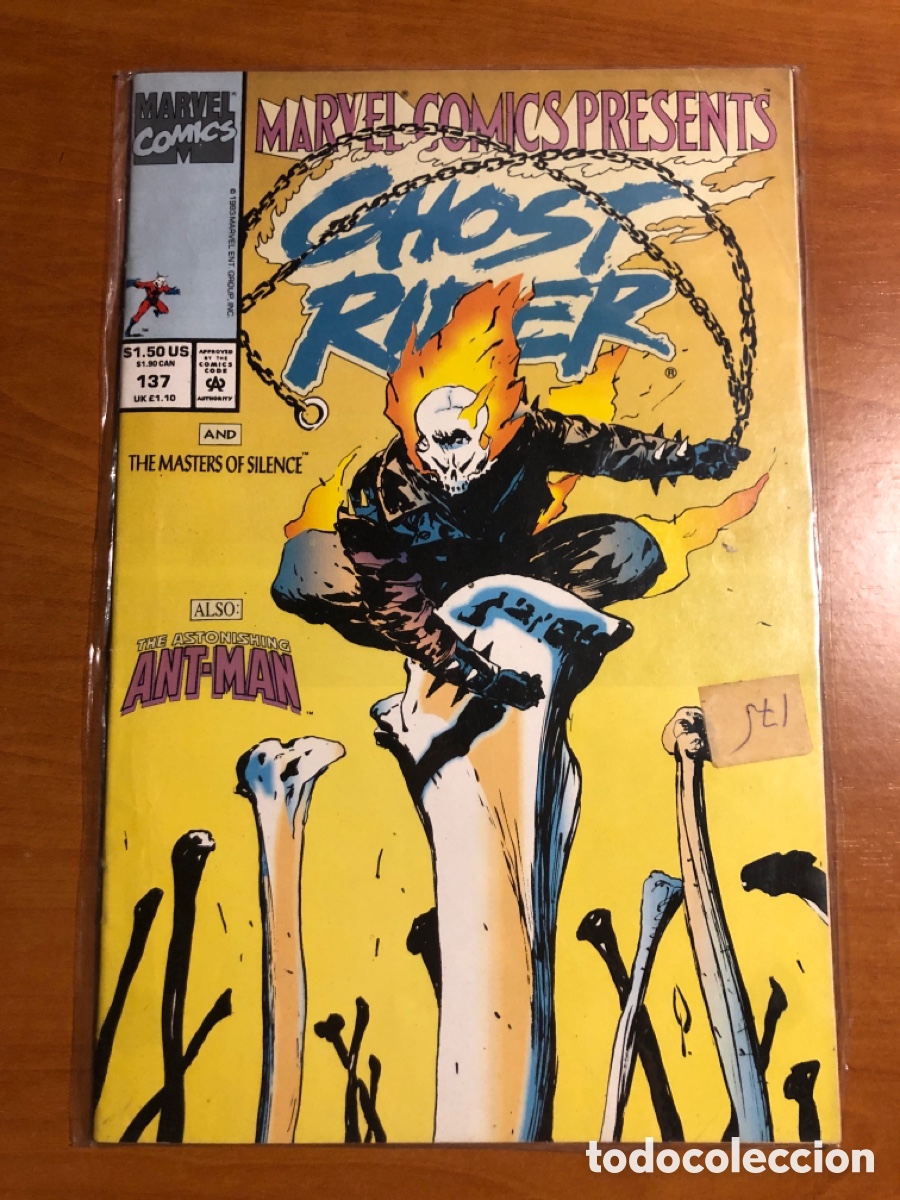 C&oacute;mics: MARVEL COMICS PRESENTS WOLVERINE Y GHOST RIDER, NUMERO 137, (MARVEL COMICS), DOBLE PORTADA!! - Foto 2