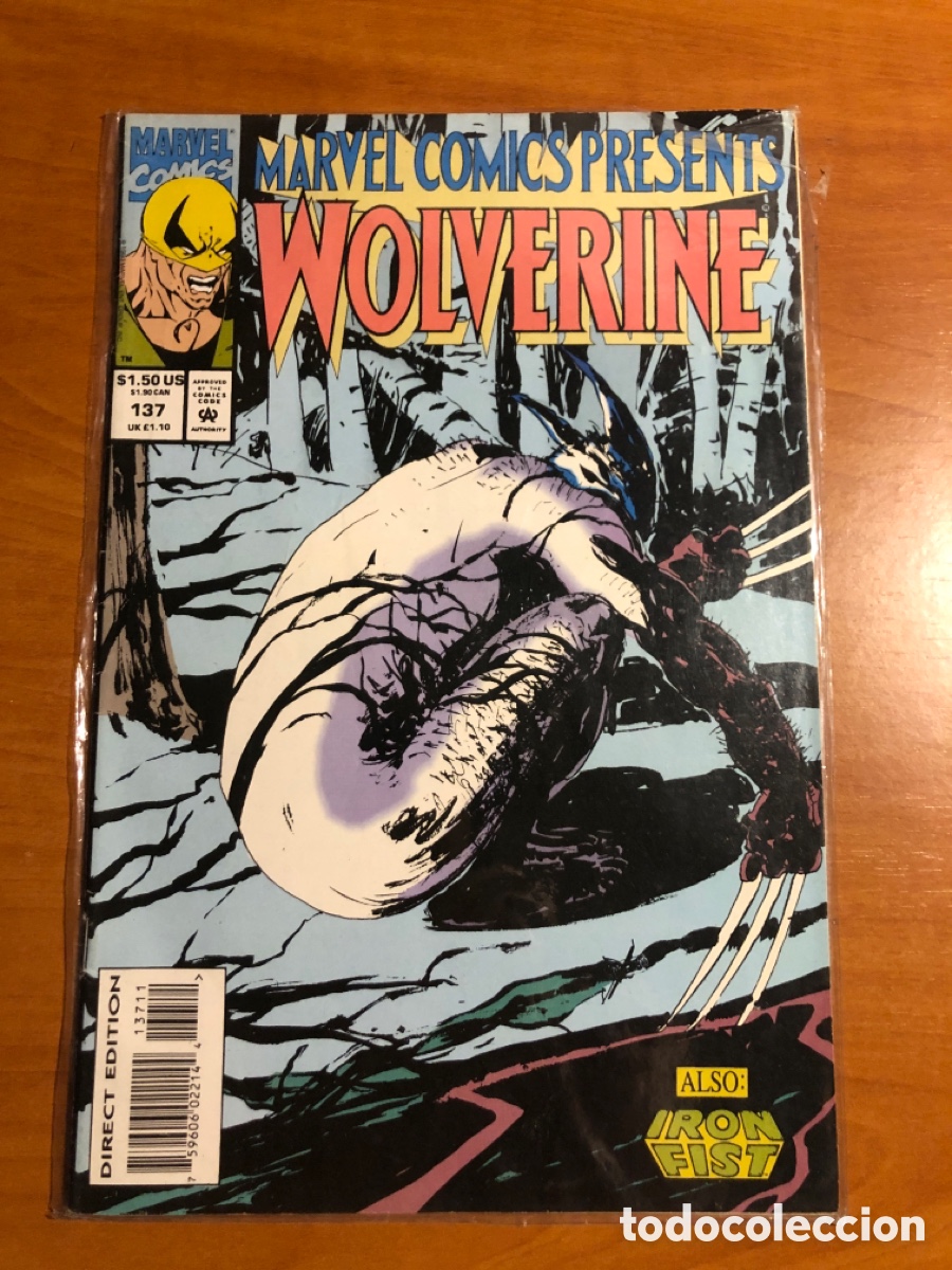 C&oacute;mics: MARVEL COMICS PRESENTS WOLVERINE Y GHOST RIDER, NUMERO 137, (MARVEL COMICS), DOBLE PORTADA!! - Foto 1
