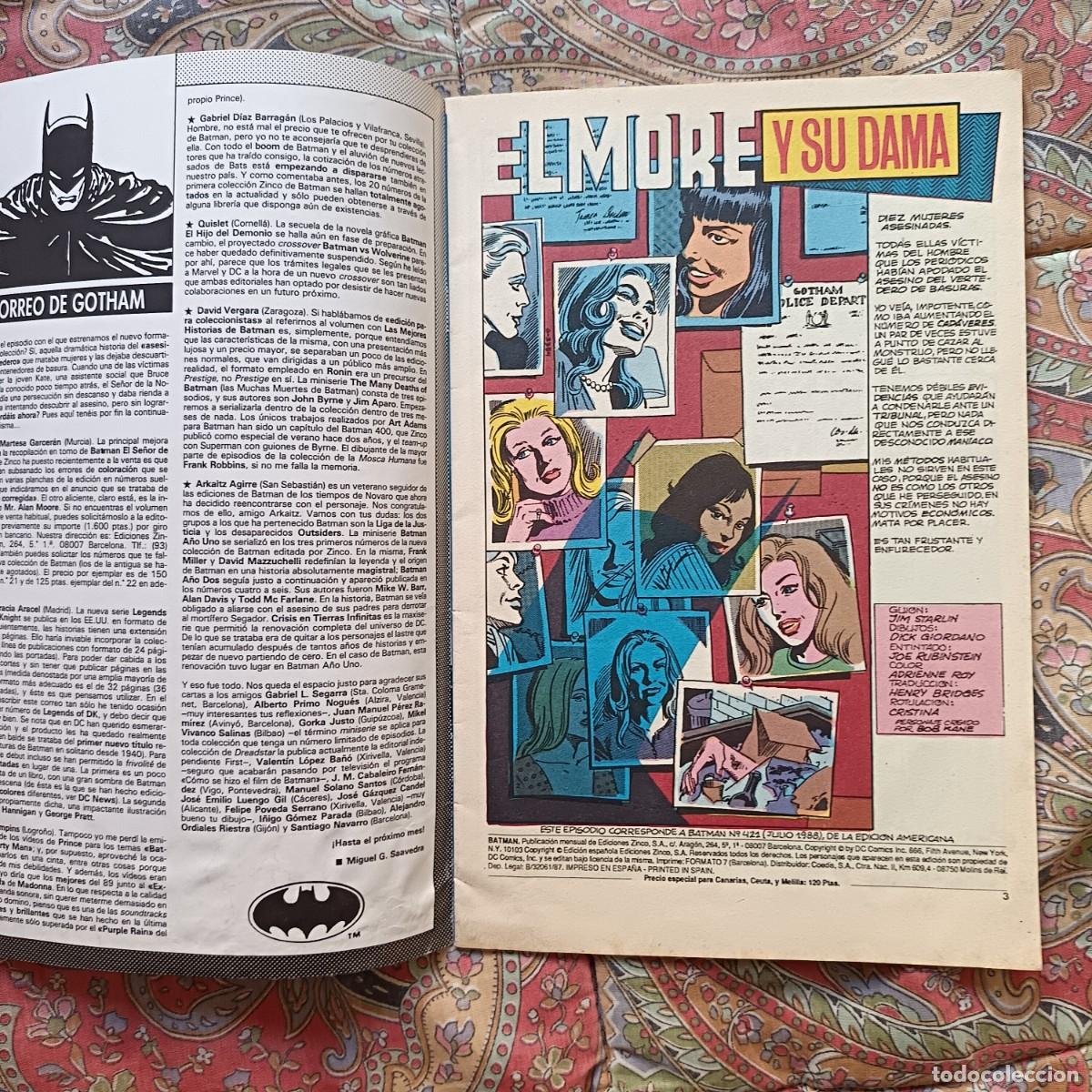 C&oacute;mics: COMIC BATMAN. STARLING/GIORDANO/RUBINSTEIN NUM 421 - Foto 3