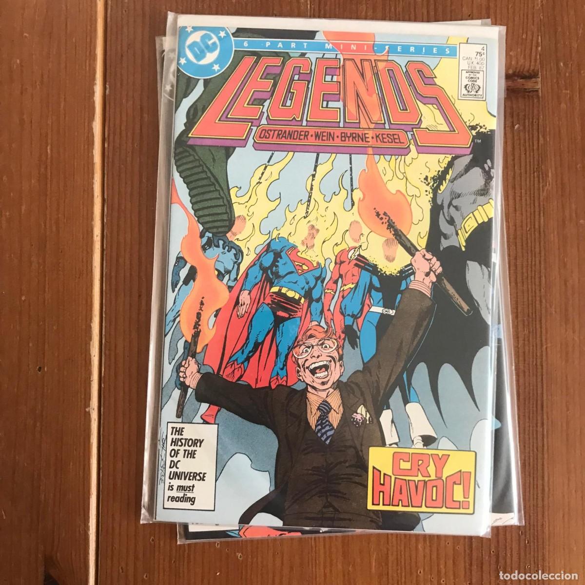 C&oacute;mics: DC COMICS: LEGENDS #4 - EN INGL&Eacute;S EDICI&Oacute;N USA 1987 - Foto 1