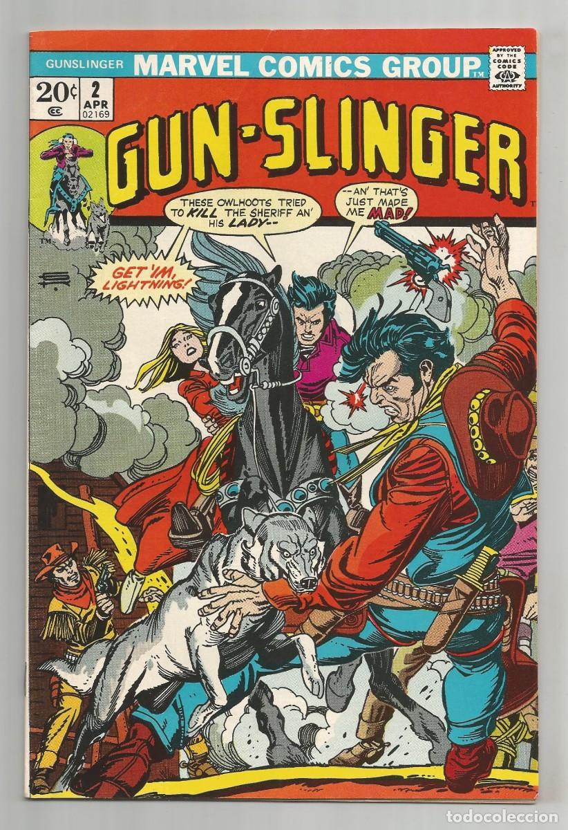 C&oacute;mics: TEX DAWSON, GUN-SLINGER #1 & 2, lote de 2 comics MARVEL 1973 - Foto 3