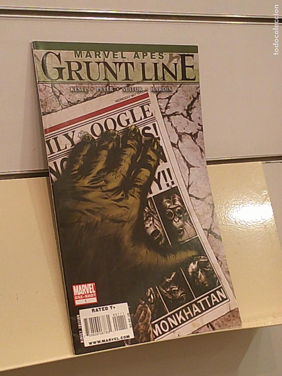 C&oacute;mics: MARVEL APES GRUNT LINE 1 JULY 2009 - MARVEL EN INGLES - Foto 1