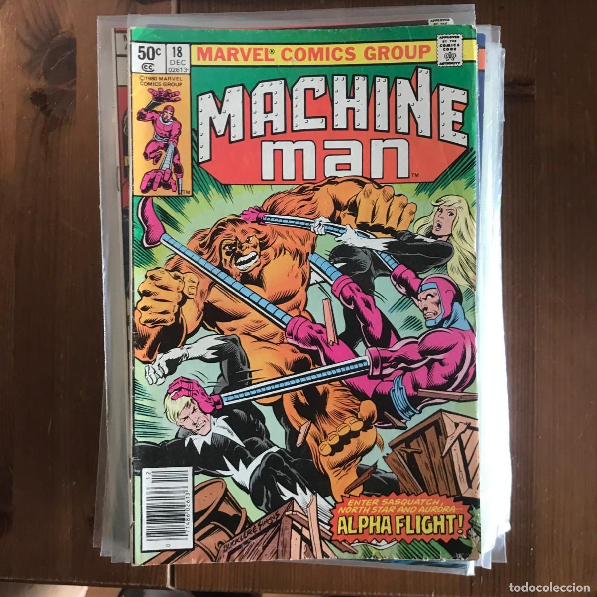 C&oacute;mics: MARVEL: MACHINE MAN #18 - EN INGL&Eacute;S EDICI&Oacute;N USA 1980 - Foto 1
