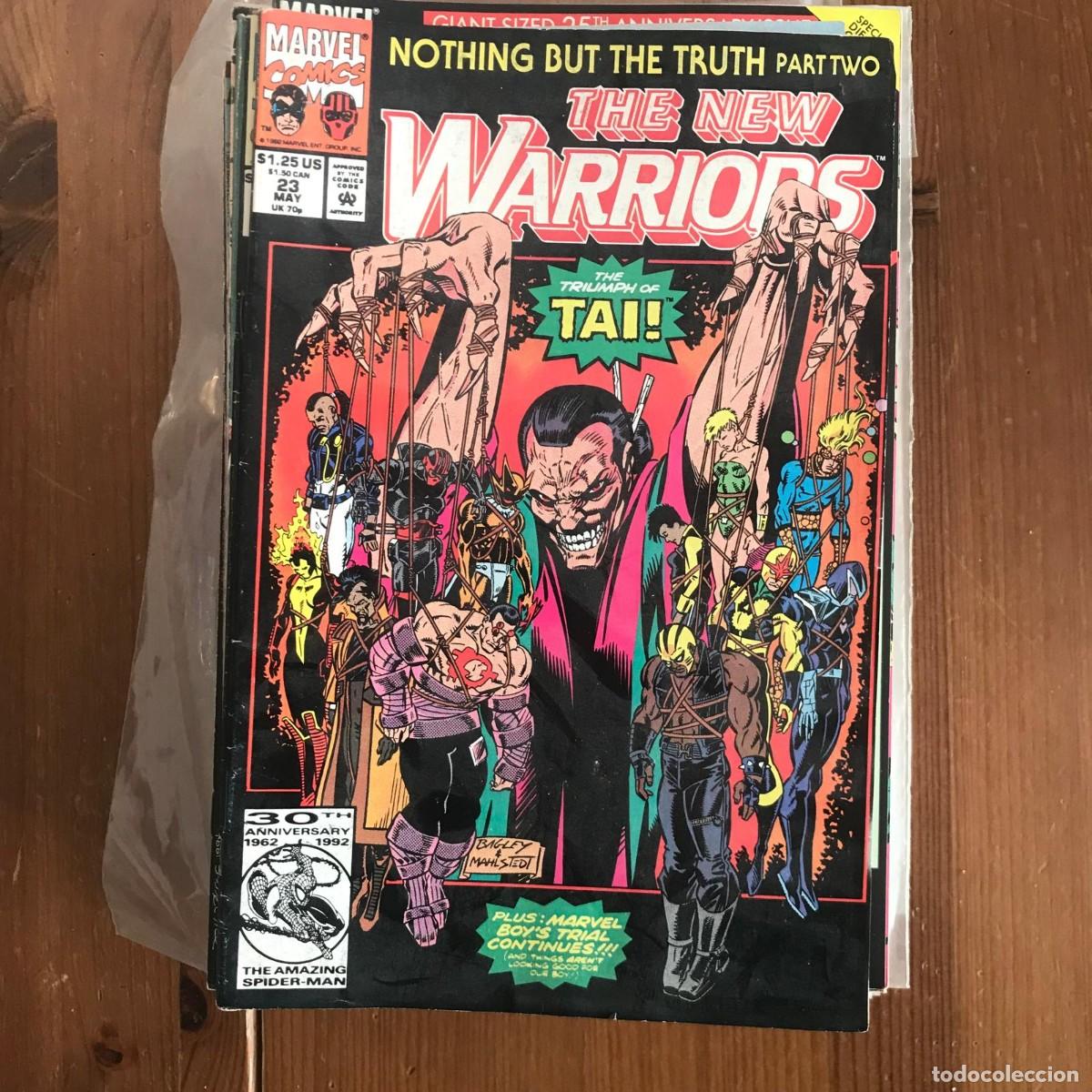 C&oacute;mics: MARVEL: THE NEW WARRIORS #23 - EN INGL&Eacute;S EDICI&Oacute;N USA 1992 - Foto 1