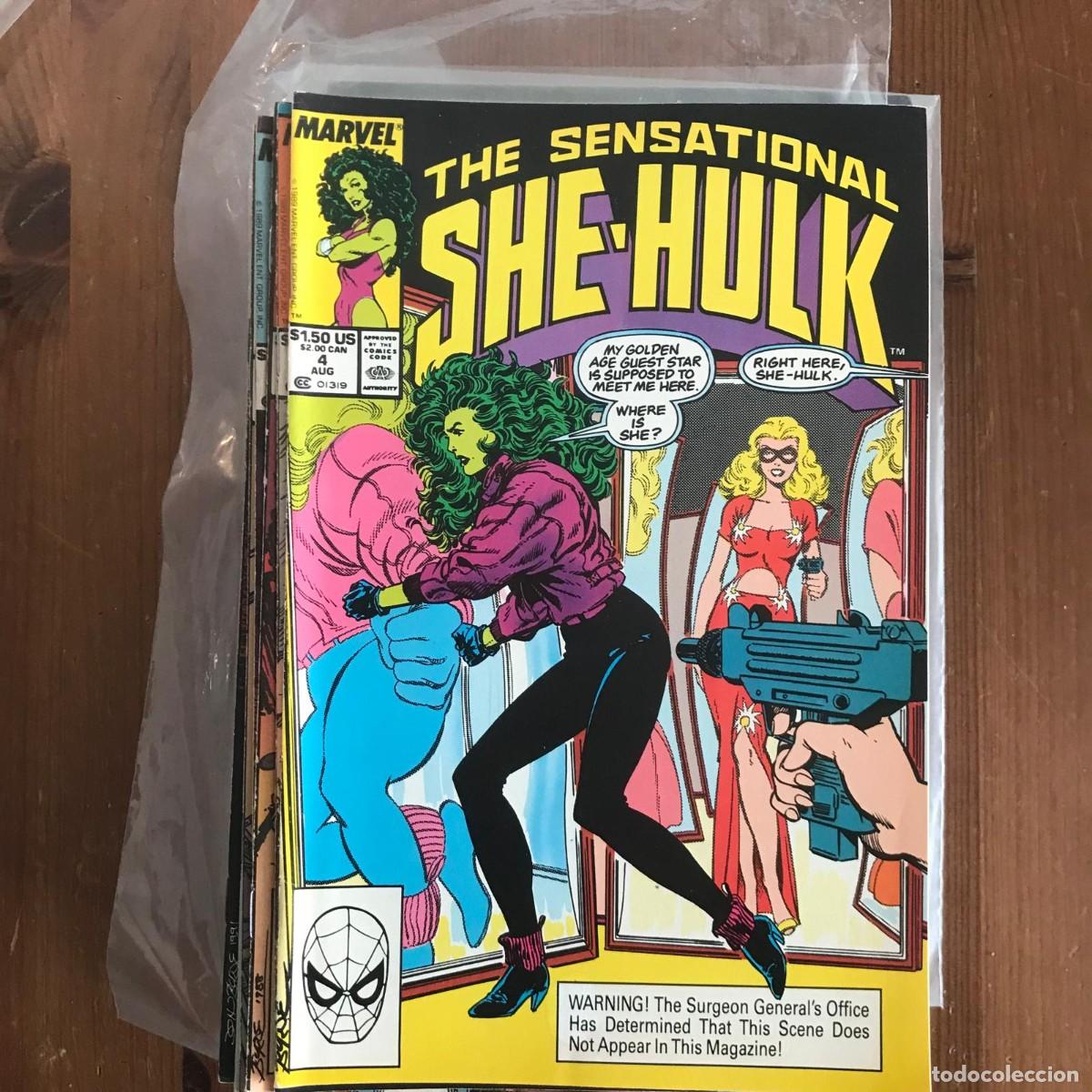 C&oacute;mics: MARVEL: SHE-HULK #4 - EN INGL&Eacute;S EDICI&Oacute;N USA 1989 - Foto 1