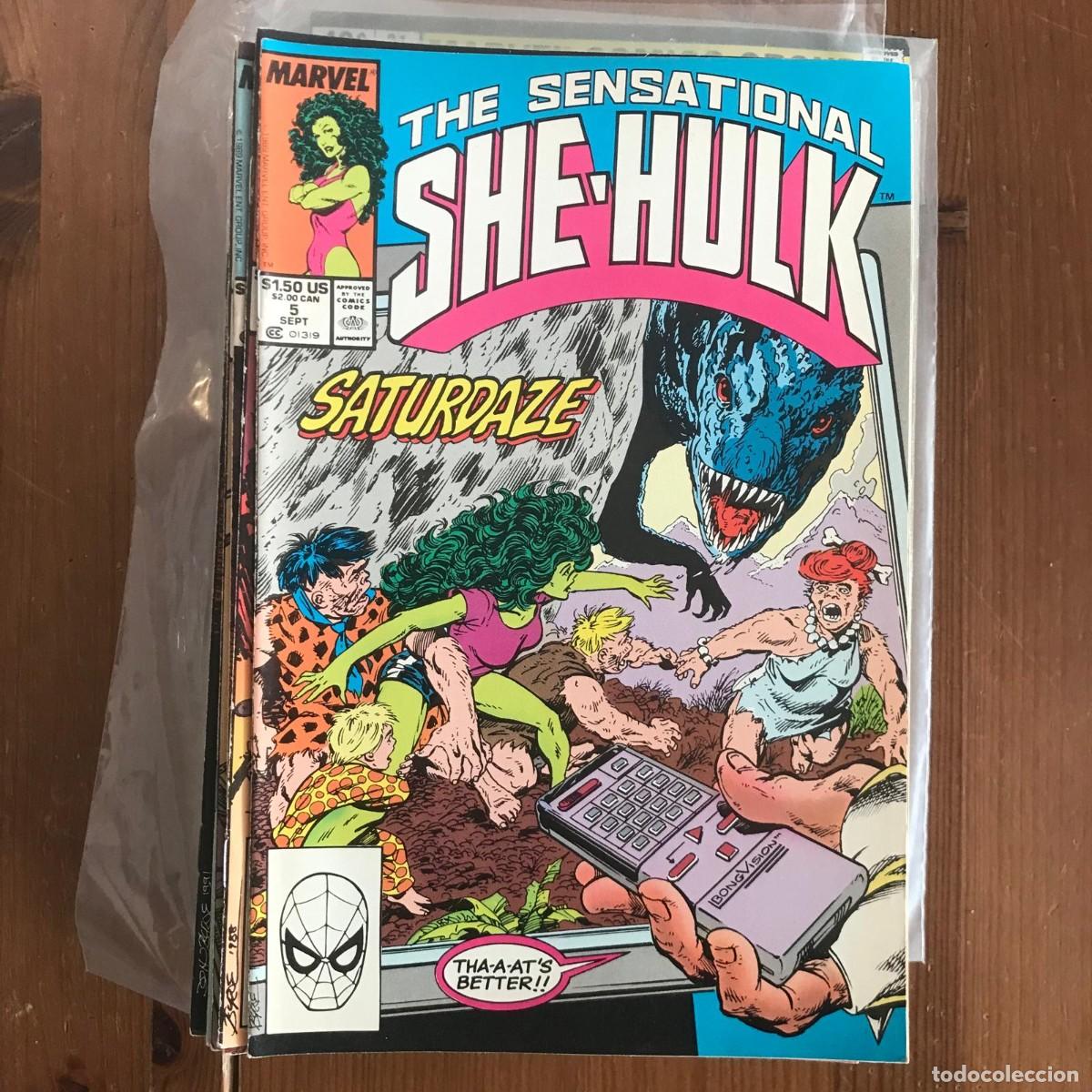 C&oacute;mics: MARVEL: SHE-HULK #5 - EN INGL&Eacute;S EDICI&Oacute;N USA 1989 - Foto 1