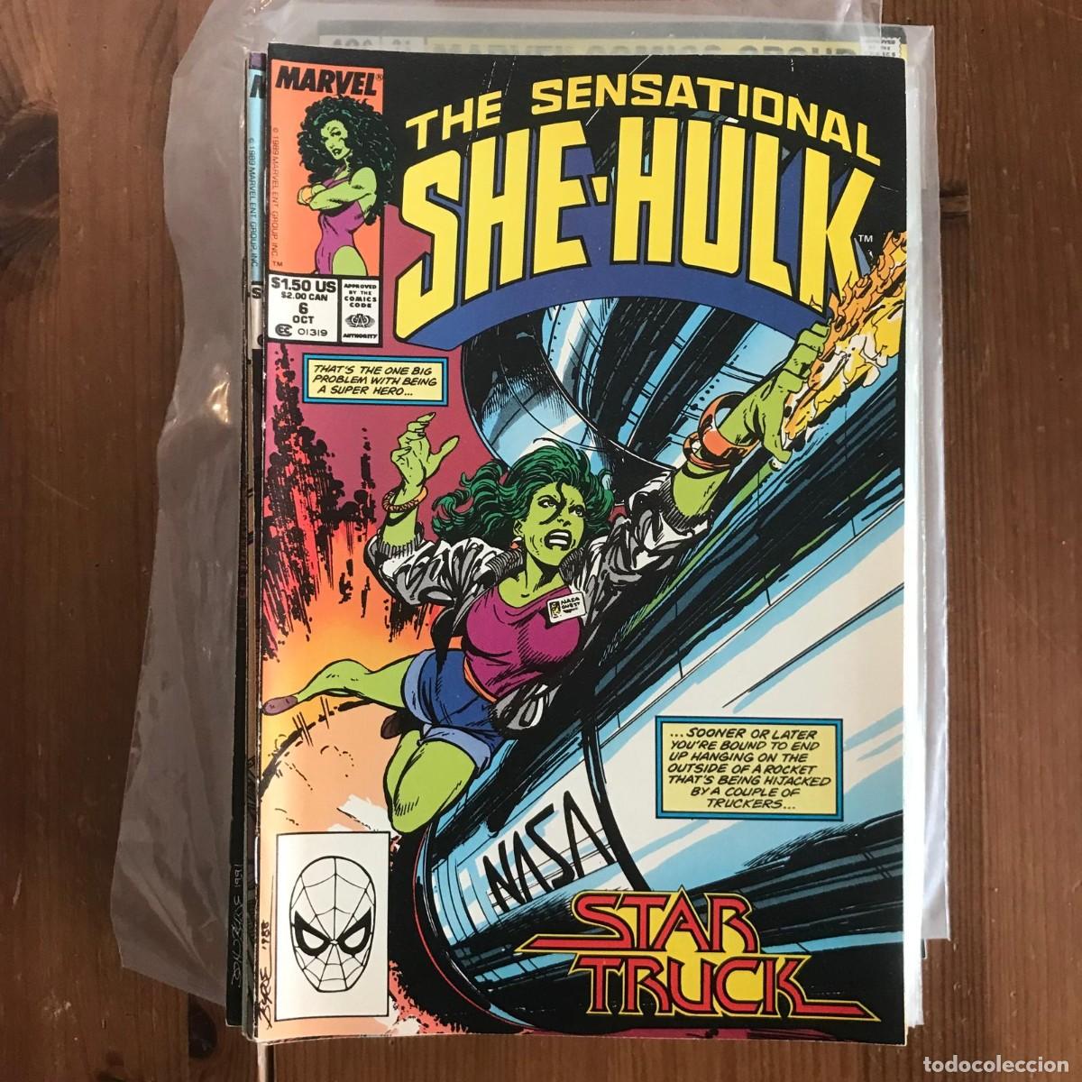 C&oacute;mics: MARVEL: SHE-HULK #6 - EN INGL&Eacute;S EDICI&Oacute;N USA 1989 - Foto 1