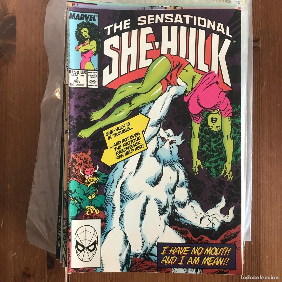 C&oacute;mics: MARVEL: SHE-HULK #7 - EN INGL&Eacute;S EDICI&Oacute;N USA 1989 - Foto 1