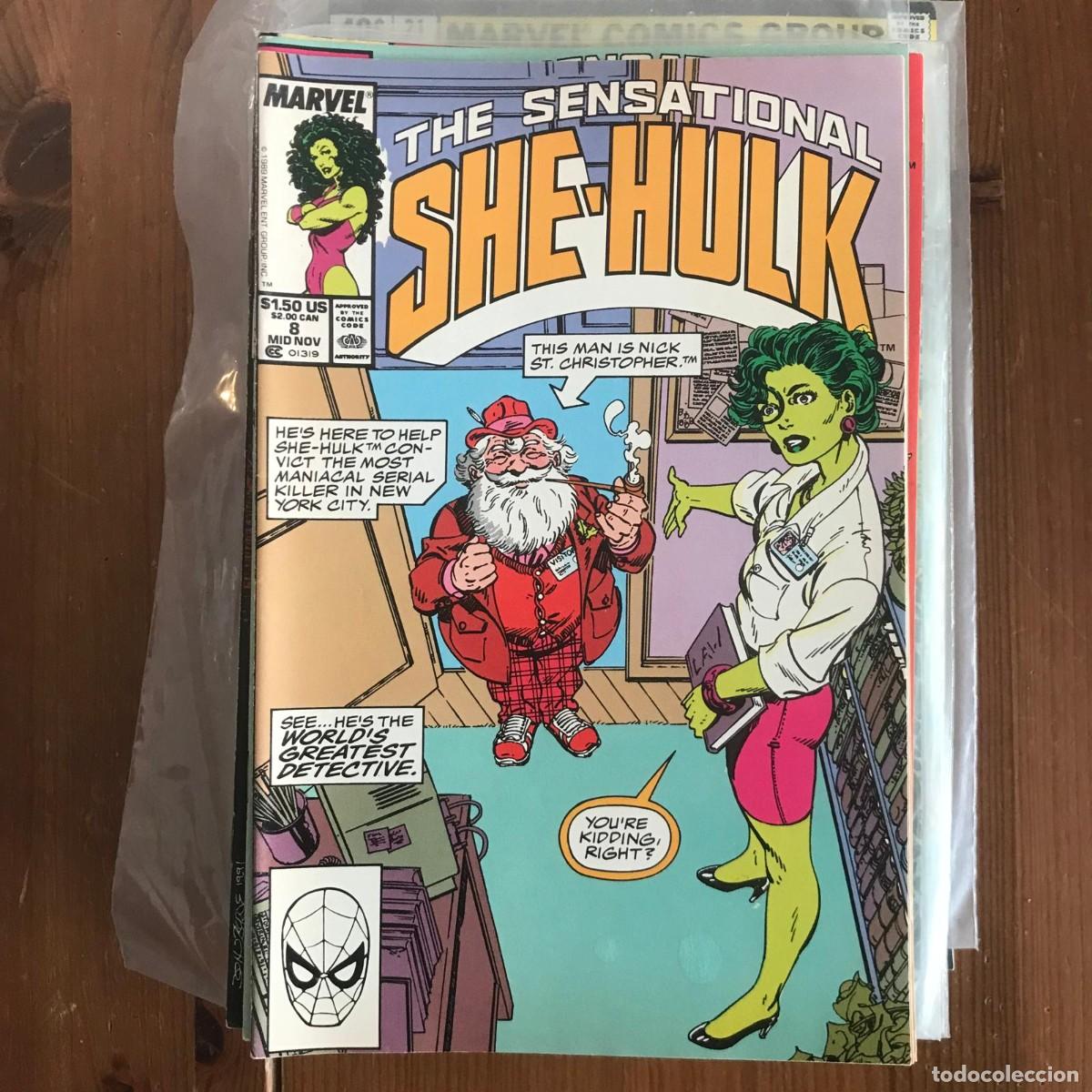C&oacute;mics: MARVEL: SHE-HULK #8 - EN INGL&Eacute;S EDICI&Oacute;N USA 1989 - Foto 1
