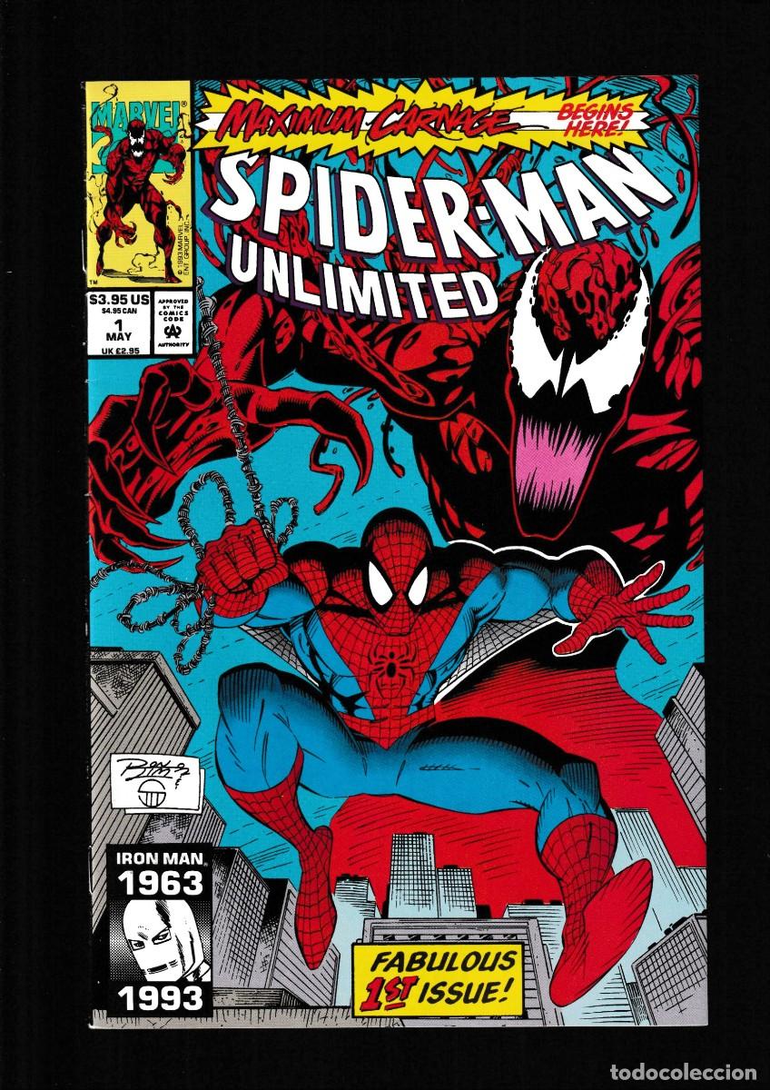 C&oacute;mics: SPIDER-MAN UNLIMITED 1 - MARVEL 1993 VFN / MAXIMUM CARNAGE - Foto 1