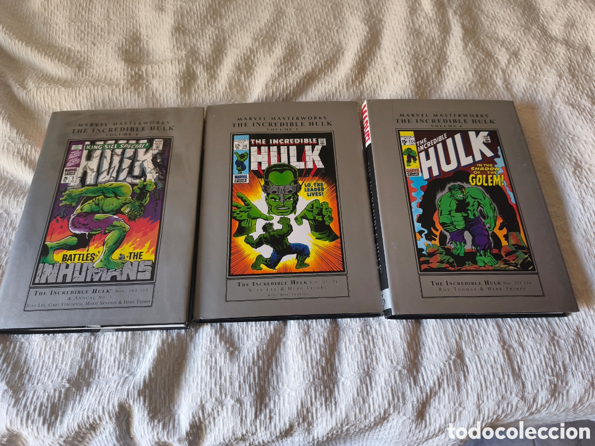 C&oacute;mics: Hulk Marvel Masterworks 4, 5 y 6 - Foto 1