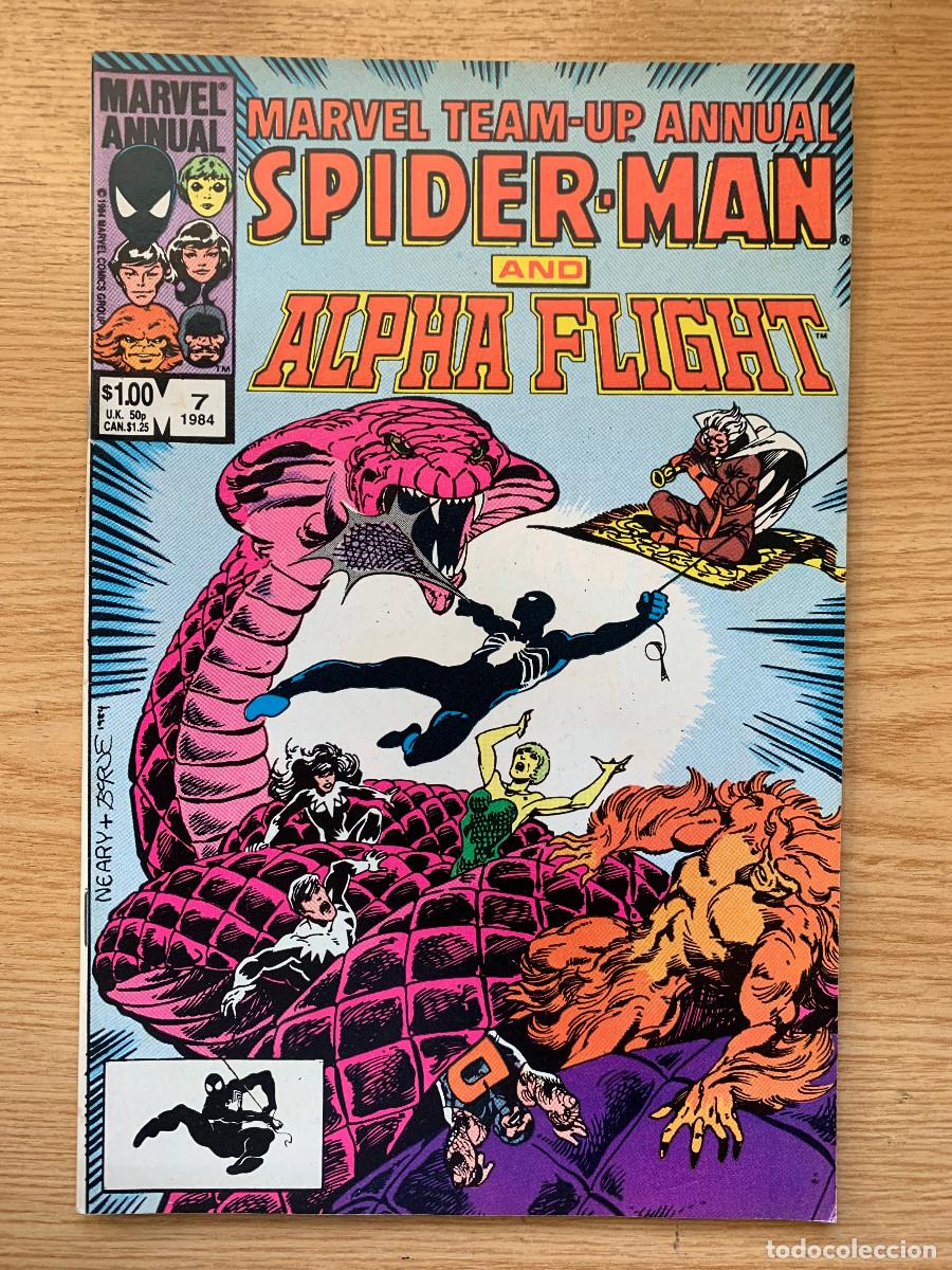 C&oacute;mics: Marvel Team Up Annual # 7: Spiderman & Alpha Flight - Foto 1