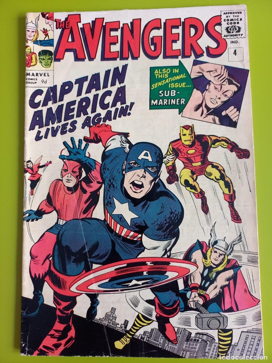 C&oacute;mics: Avengers Vol 1 #4 (Marvel USA) - Foto 1
