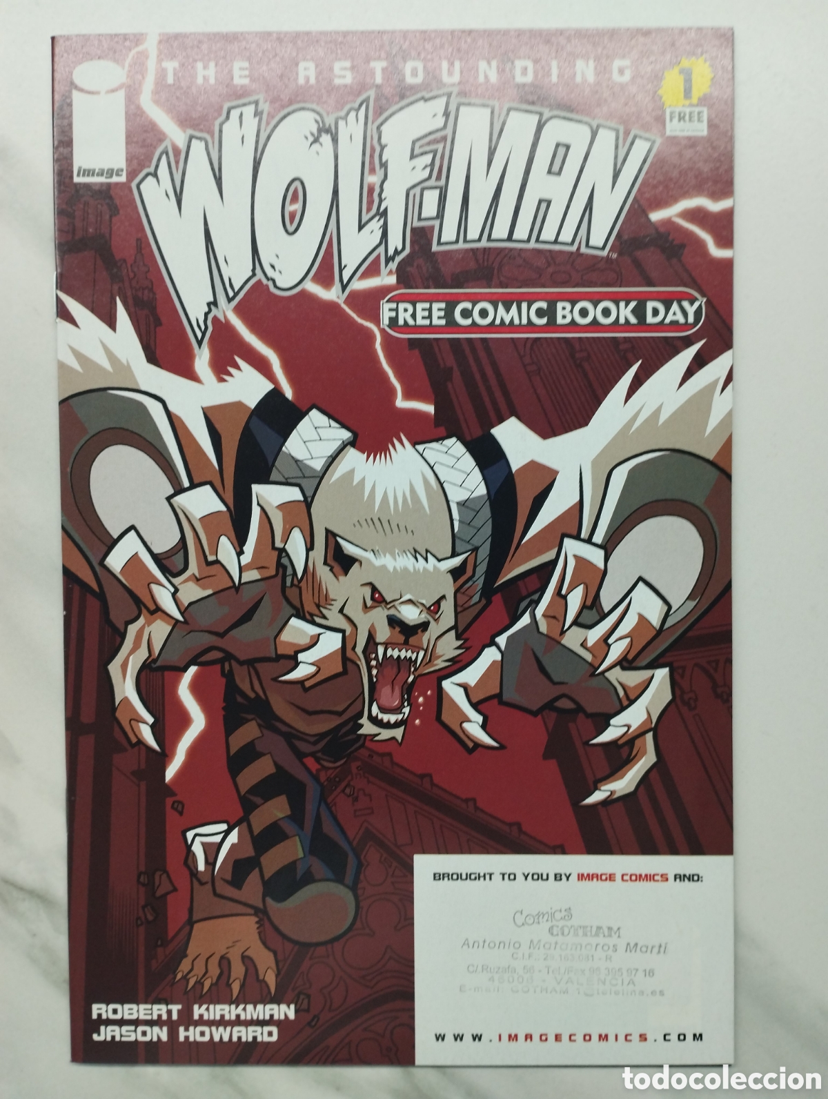 C&oacute;mics: Wolf Man Robert Kirkman FCBD - Foto 1