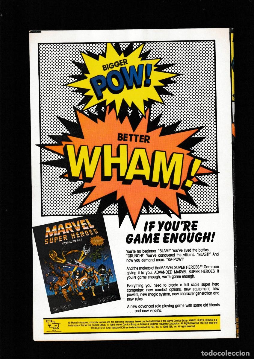 C&oacute;mics: WEB OF SPIDER-MAN 25 - MARVEL 1987 VFN - Foto 2