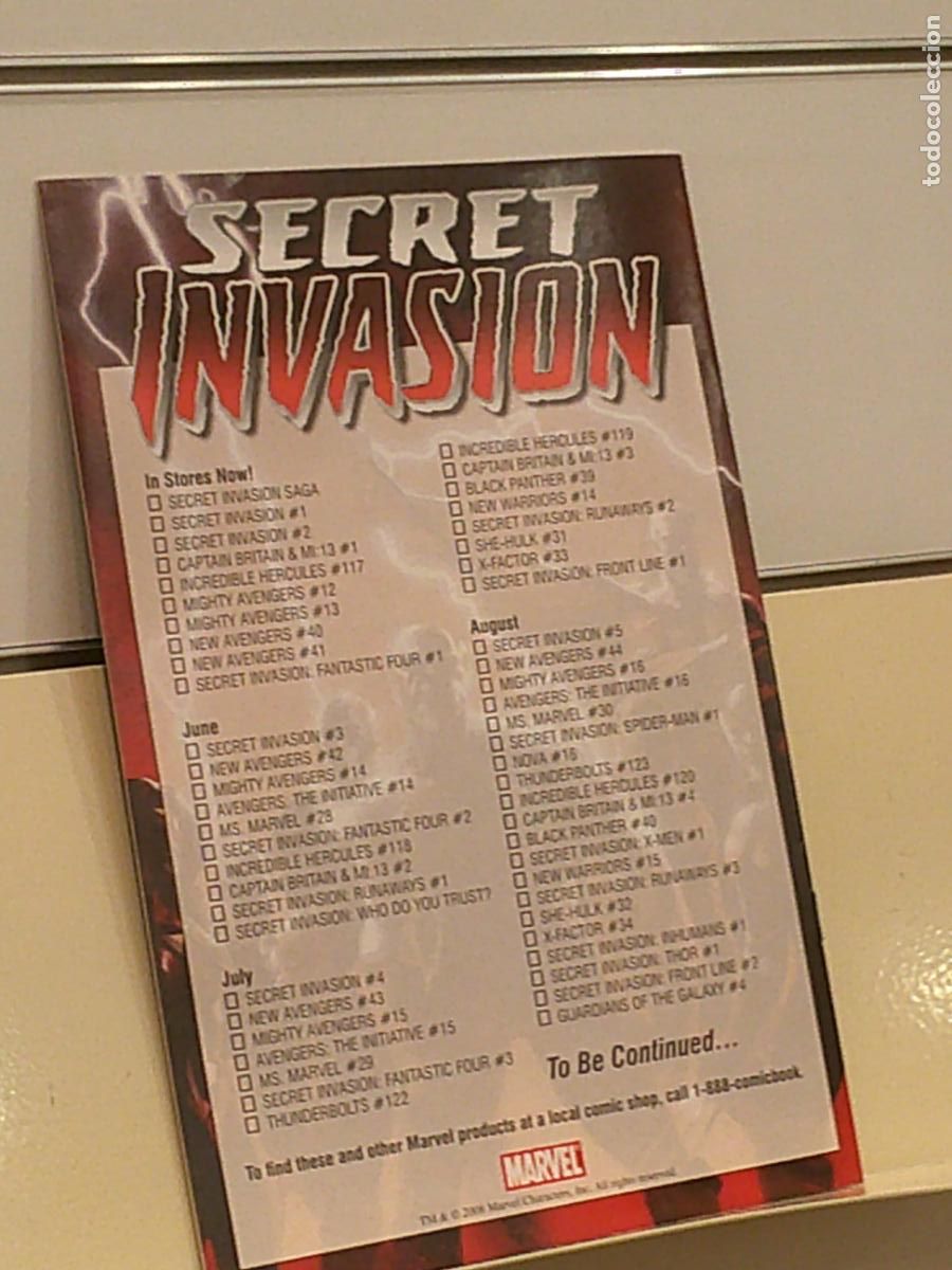 C&oacute;mics: MARVEL SPOTLIGHT SECRET INVASION 2008 - MARVEL EN INGLES - Foto 2