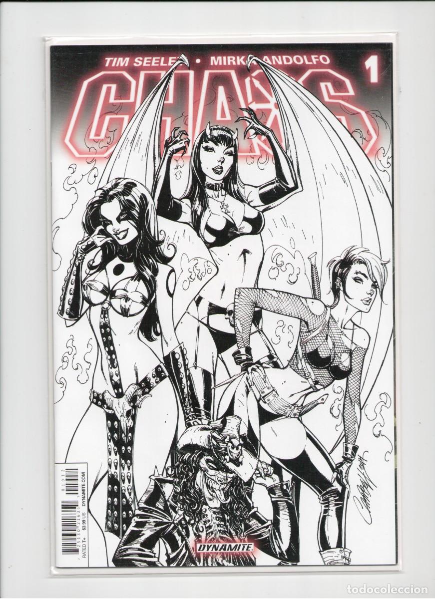C&oacute;mics: CHAOS ! #1 VARIANT COVER SECOND PRINT DYNAMITE COMICS 2014 - Foto 1