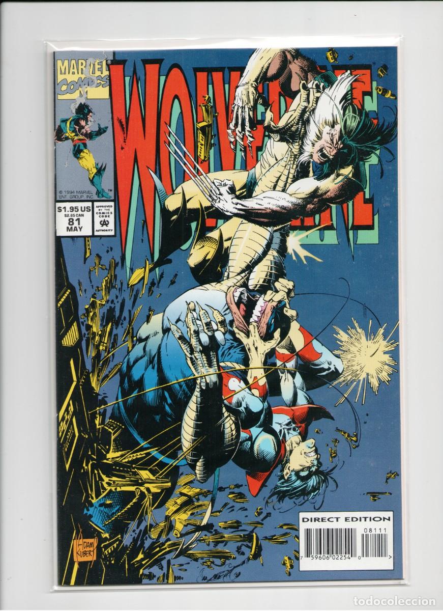 C&oacute;mics: WOLVERINE #81 MARVEL COMICS 1994 CARDS INSIDE + B&B - Foto 1