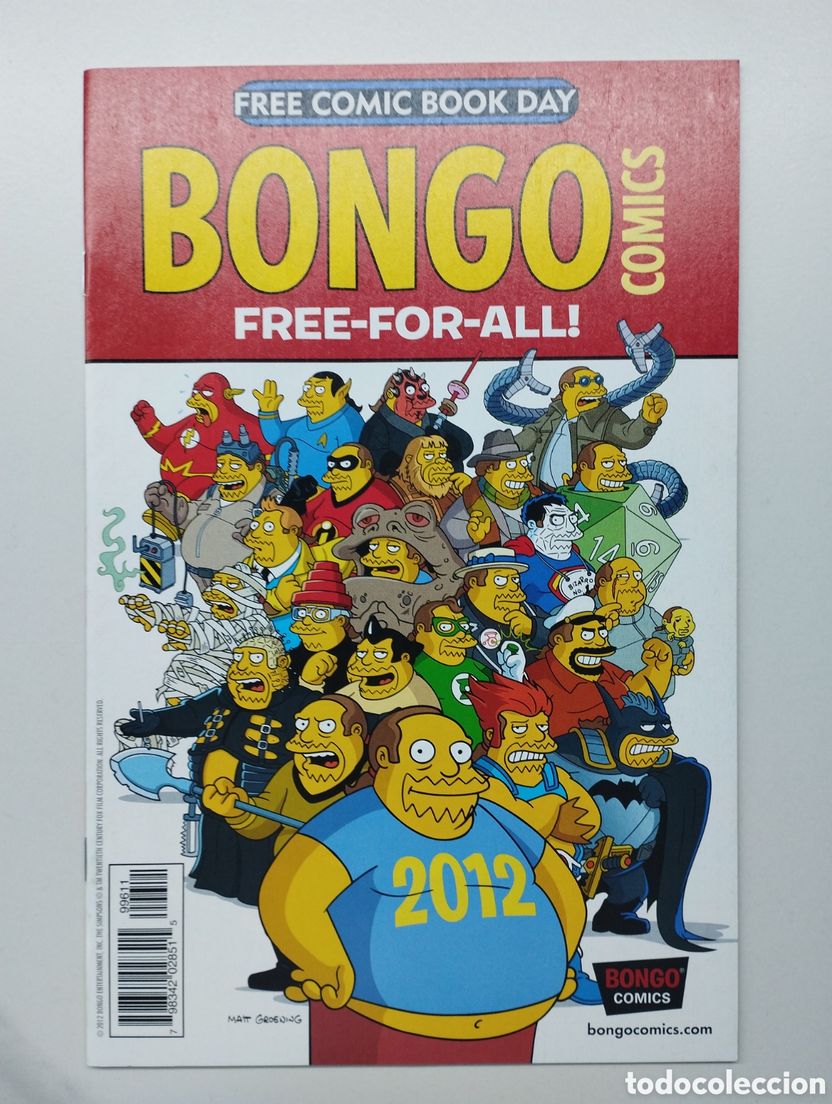 C&oacute;mics: Bongo Comics Free For All FCBD edition 2012
