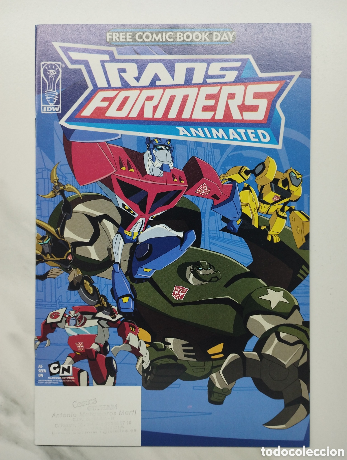 C&oacute;mics: Transformers Animated FCBD edition - Foto 1