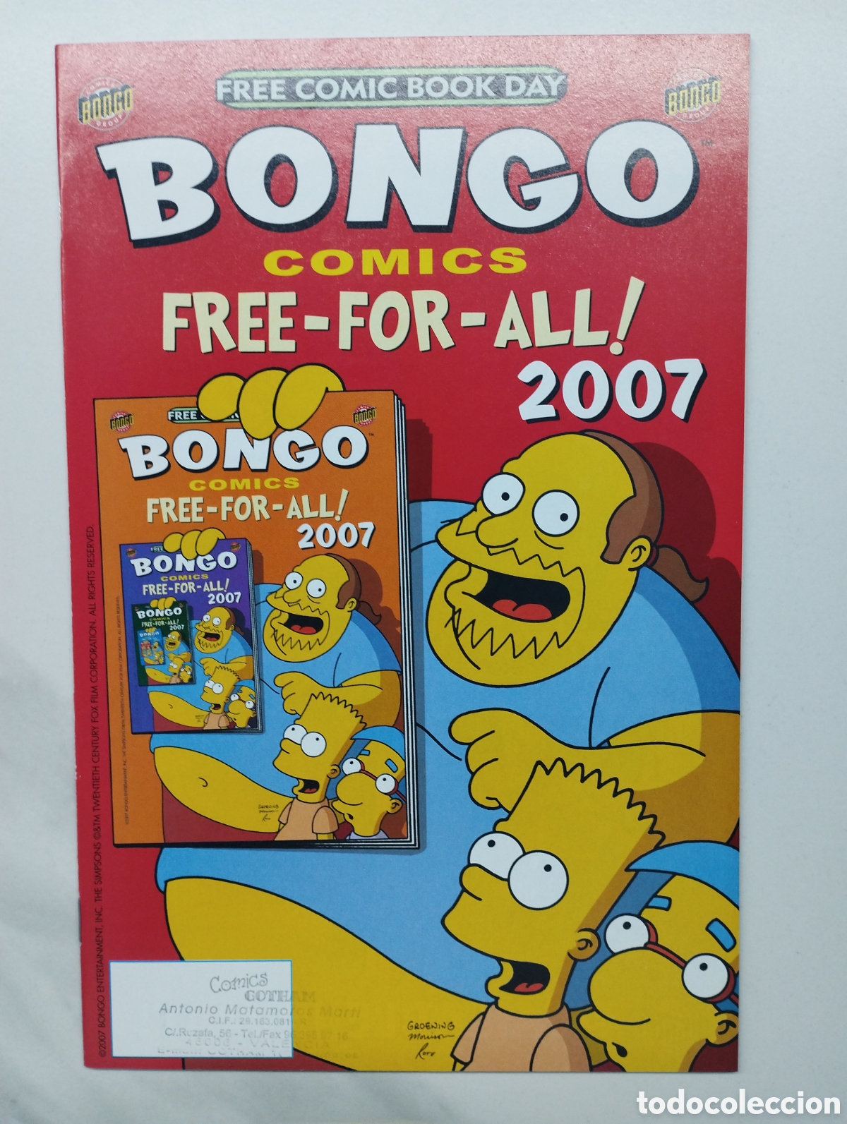 C&oacute;mics: Bongo Comics Free For All FCBD edition 2007 - Foto 1