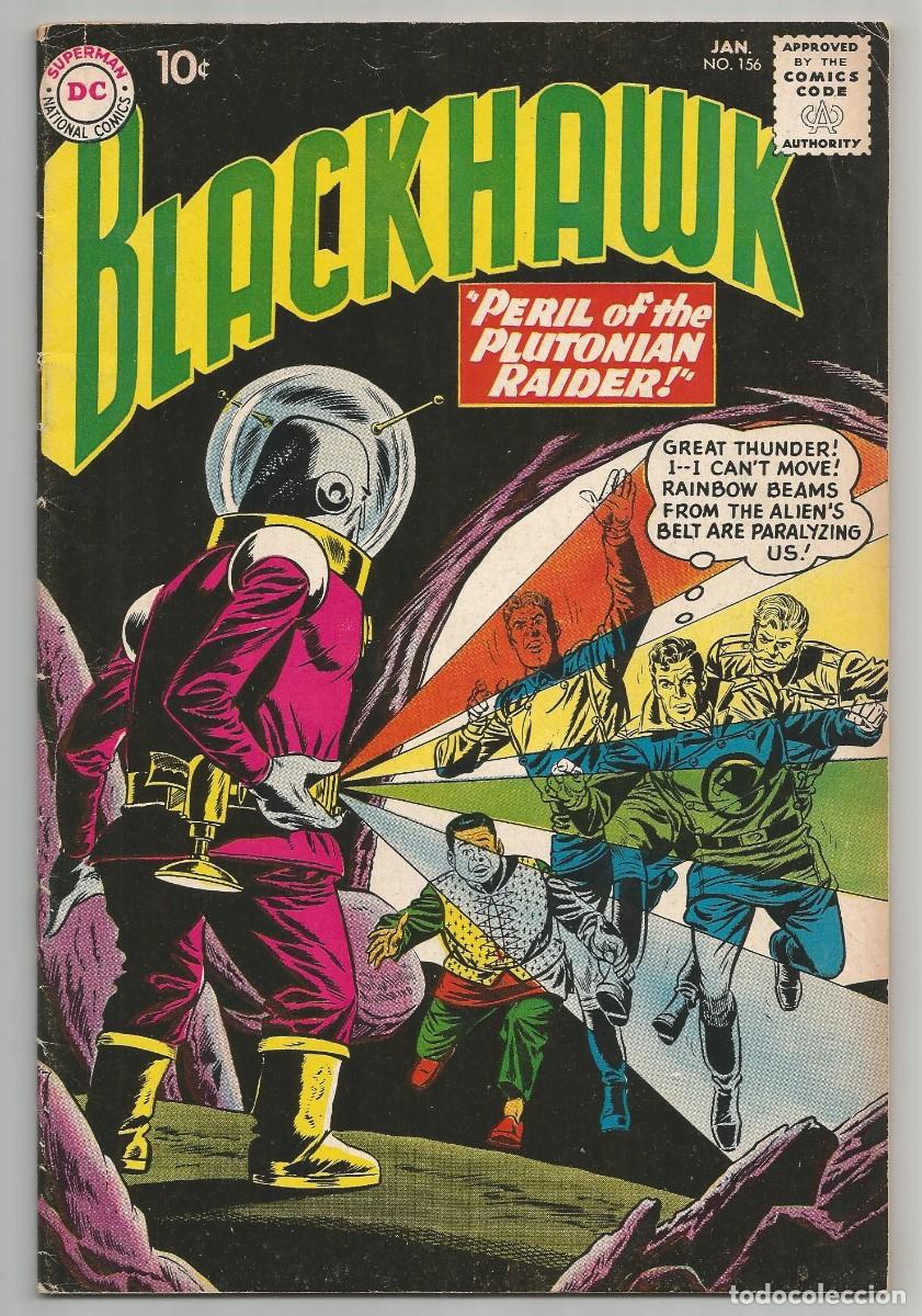C&oacute;mics: BLACKHAWK #156, DC COMICS 1961