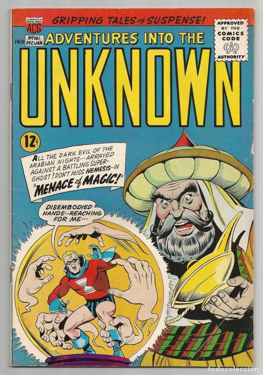 C&oacute;mics: ADVENTURES INTO THE UNKNOWN #161 FN+(6.5), ACG COMICS 1966 - Foto 1