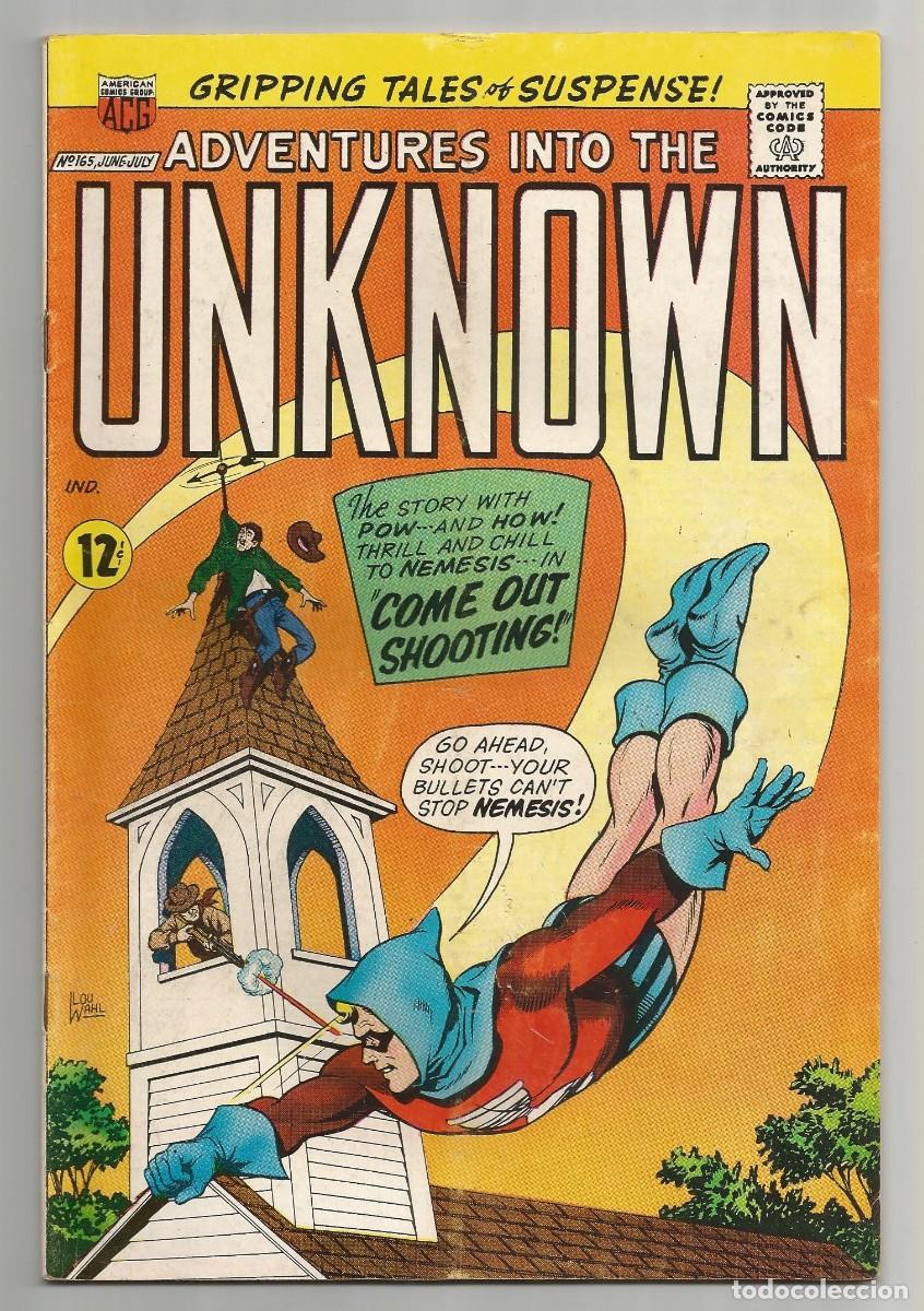 C&oacute;mics: ADVENTURES INTO THE UNKNOWN #165 FN+(6.5), ACG COMICS 1966 - Foto 1