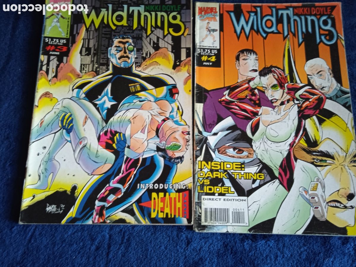 C&oacute;mics: WILDTHING N&ordm; 3 Y 4 - COMICS USA MARVEL A&Ntilde;O 1992 - Foto 1