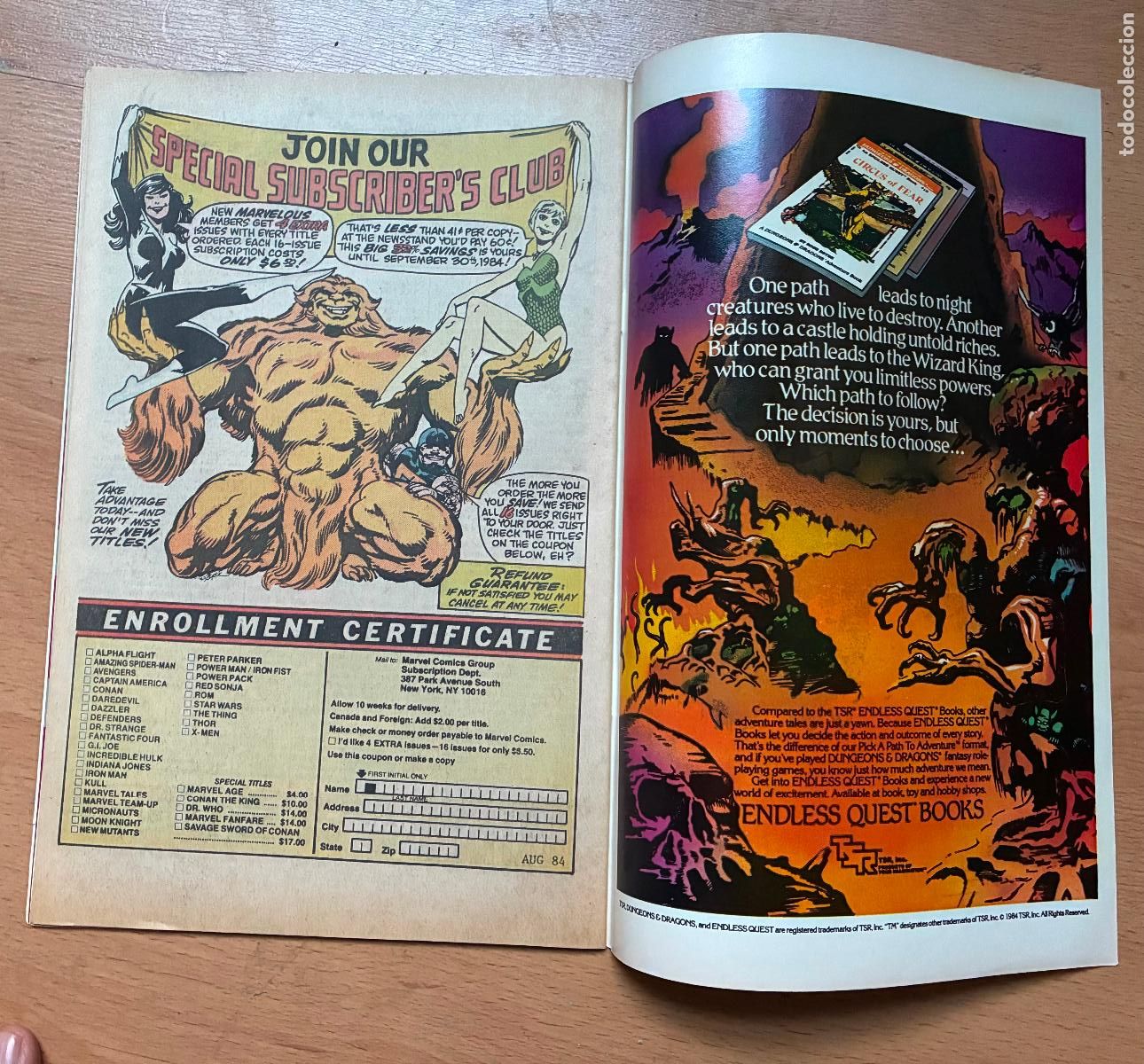 C&oacute;mics: DOCTOR STRANGE, MARVEL ,COMIC USA, Numero 68 - Foto 2